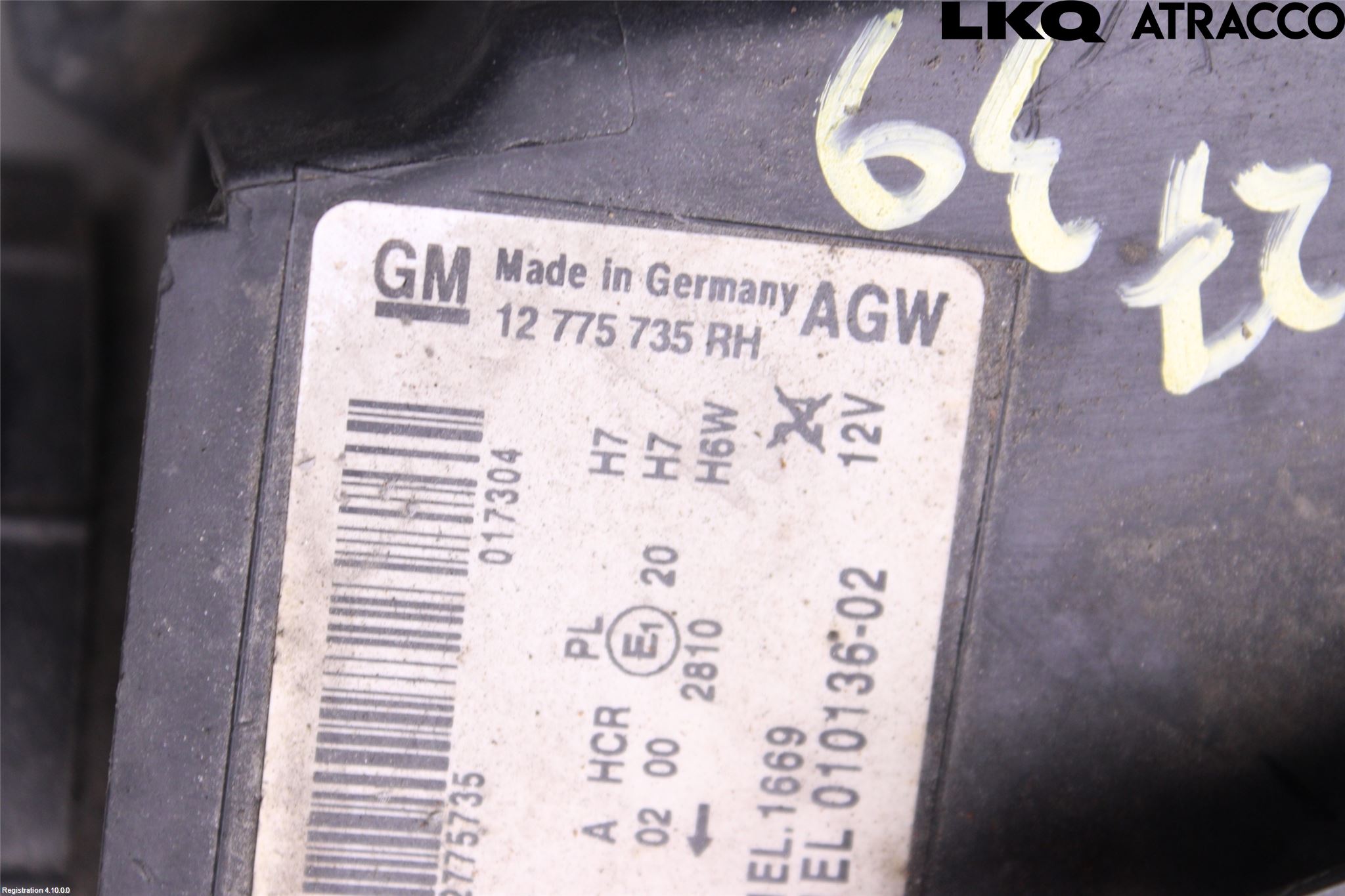 Saab 9-5 10-12 Strålkastare Höger