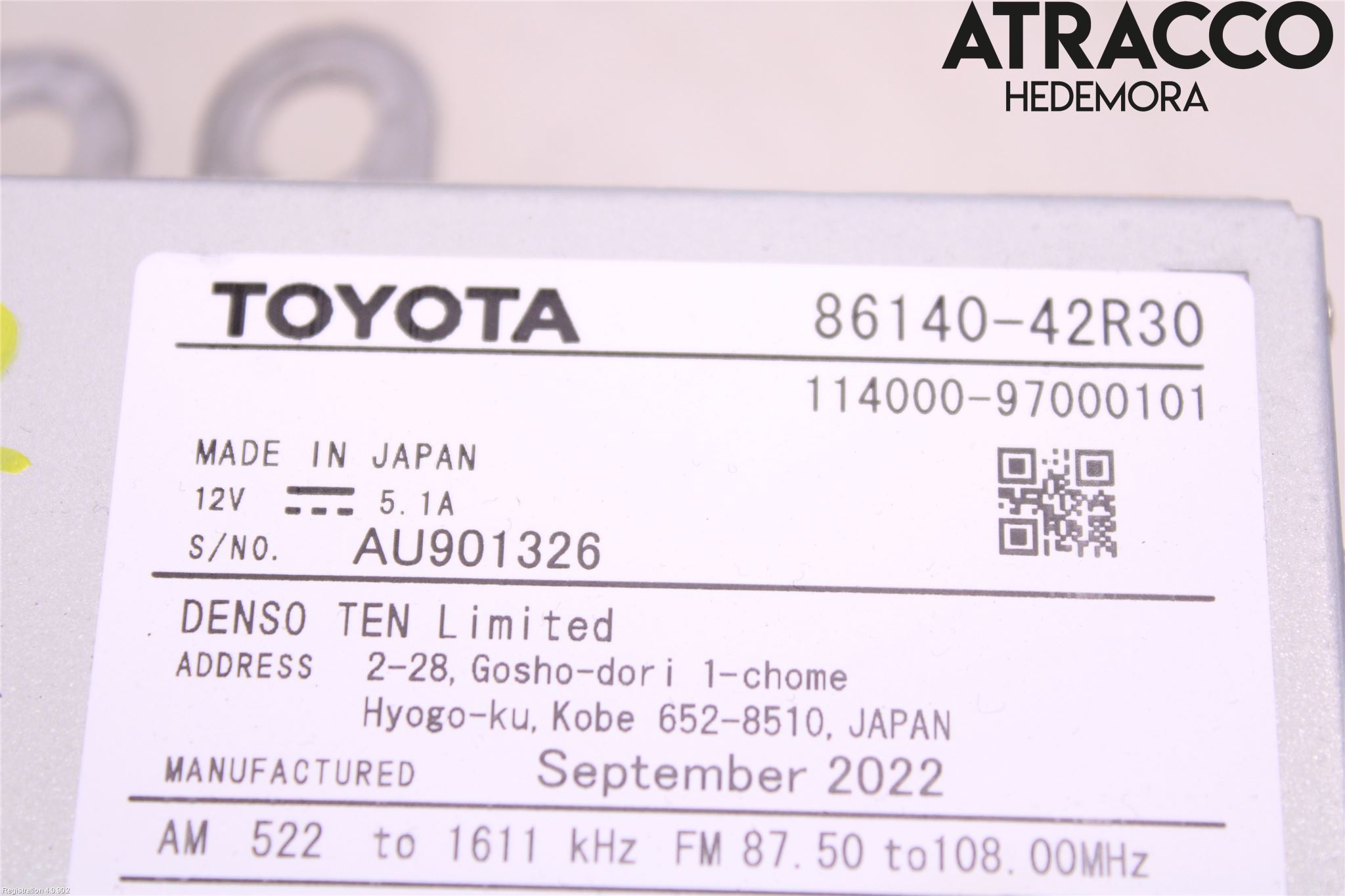 Toyota RAV4 19- Cd Radio - Multimediapanel