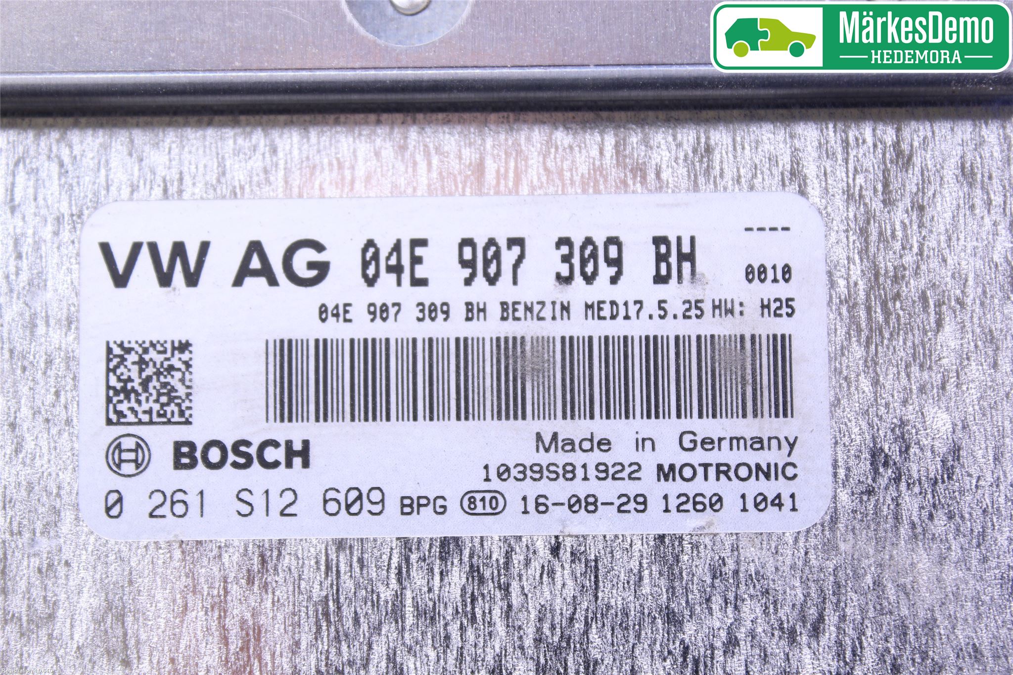 Volkswagen VW GOLF / E-GOLF VII 13-20 Styrenhet Insprut Bensin