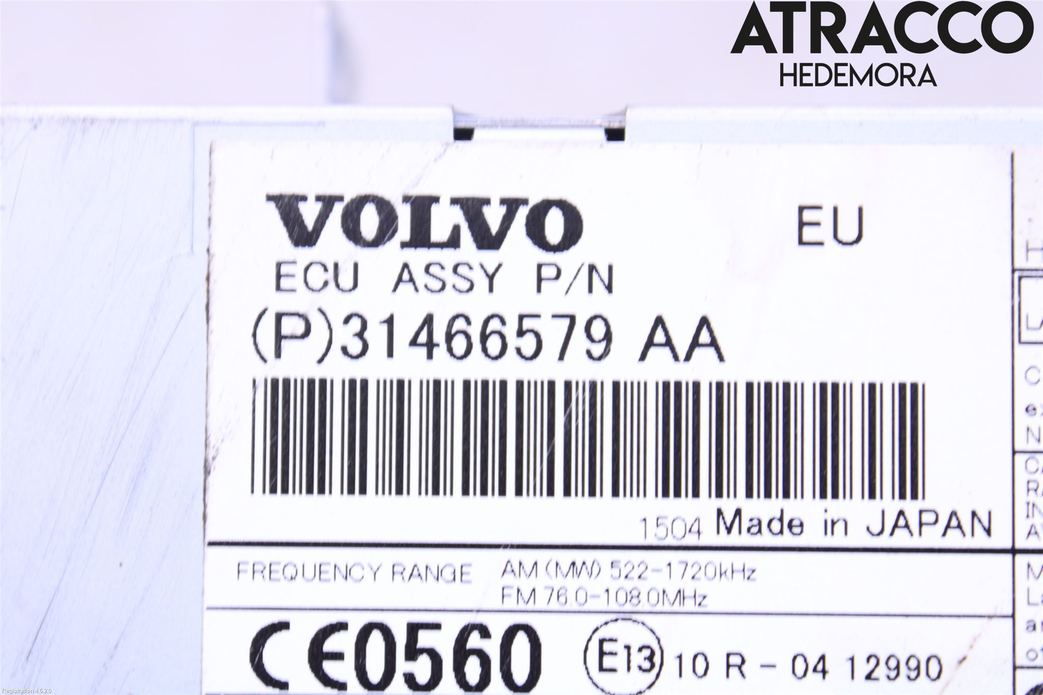 Volvo XC70 14-16 Cd Radio - Multimediapanel