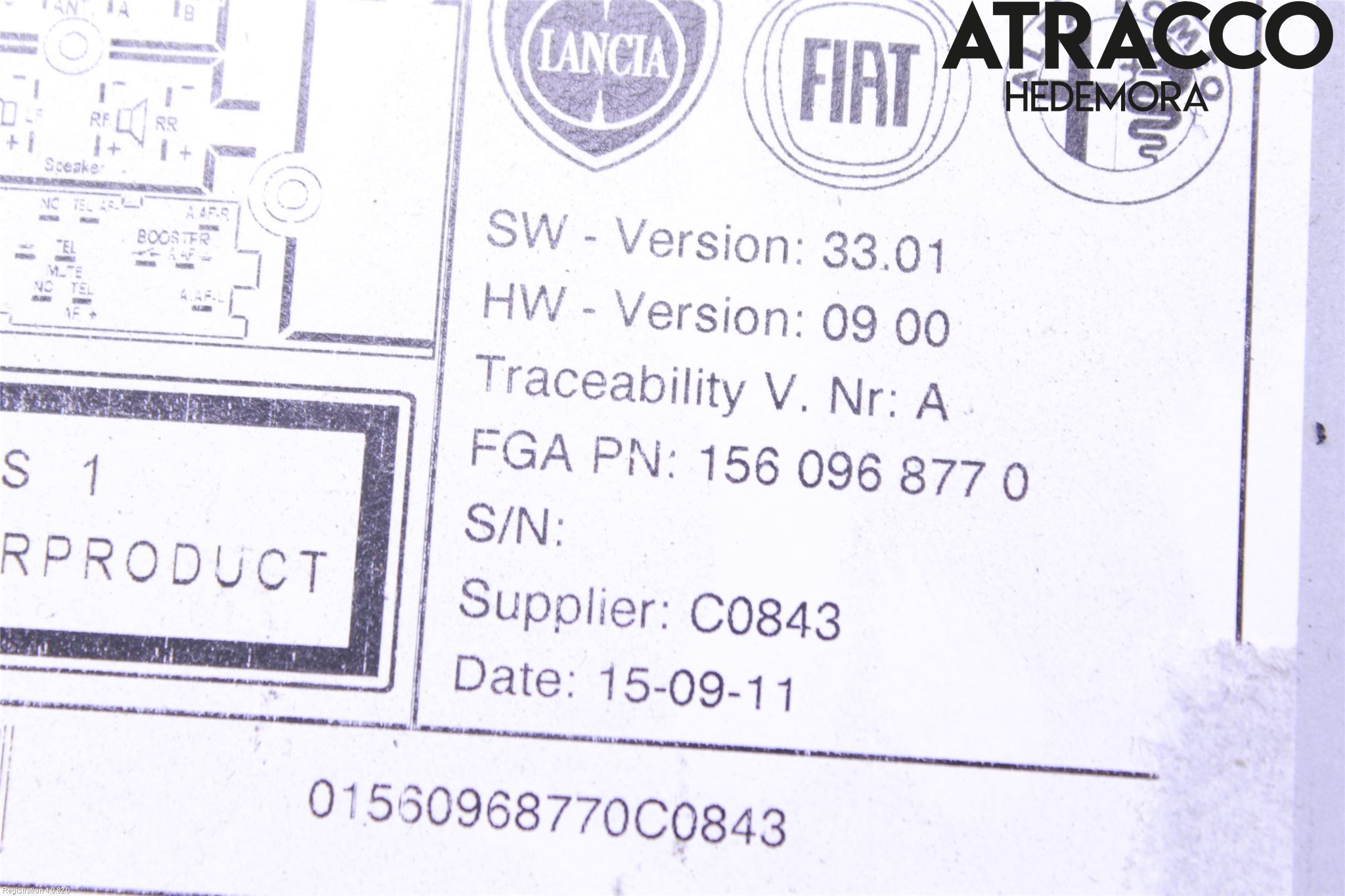 Alfa GIULIETTA Cd Radio - Multimediapanel