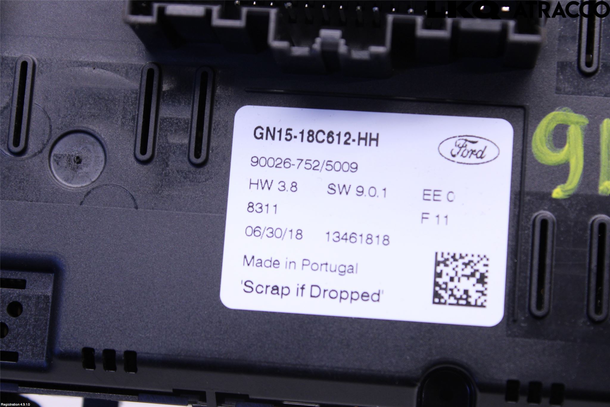 Ford ECOSPORT 17- Ac Styrenhet Ac Manöveren