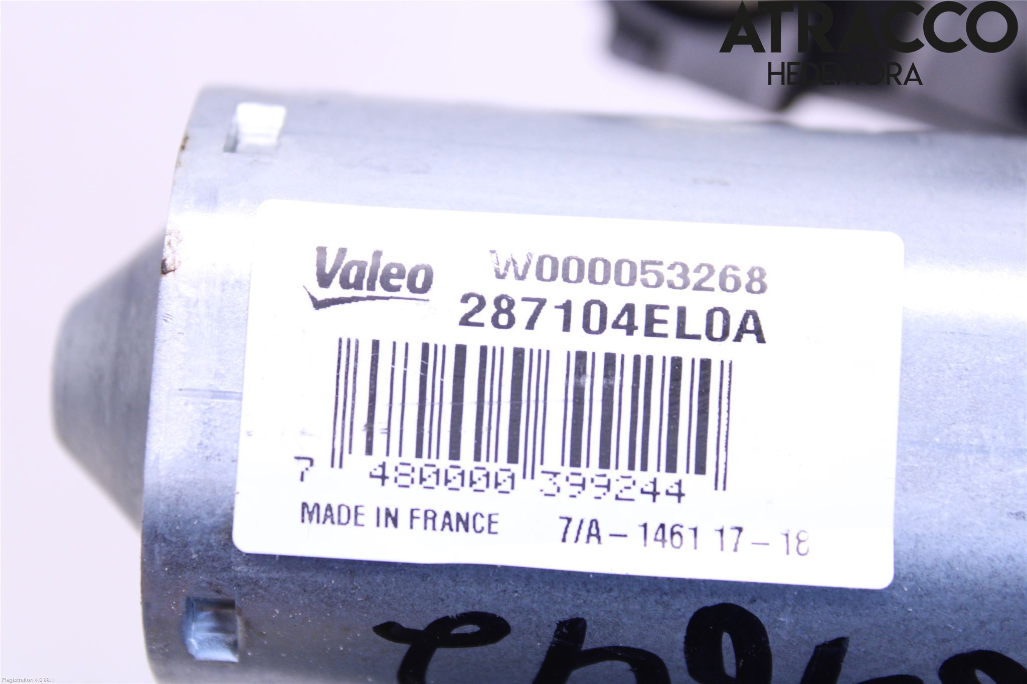 Nissan QASHQAI 17-21 Torkarmotor Baklucka