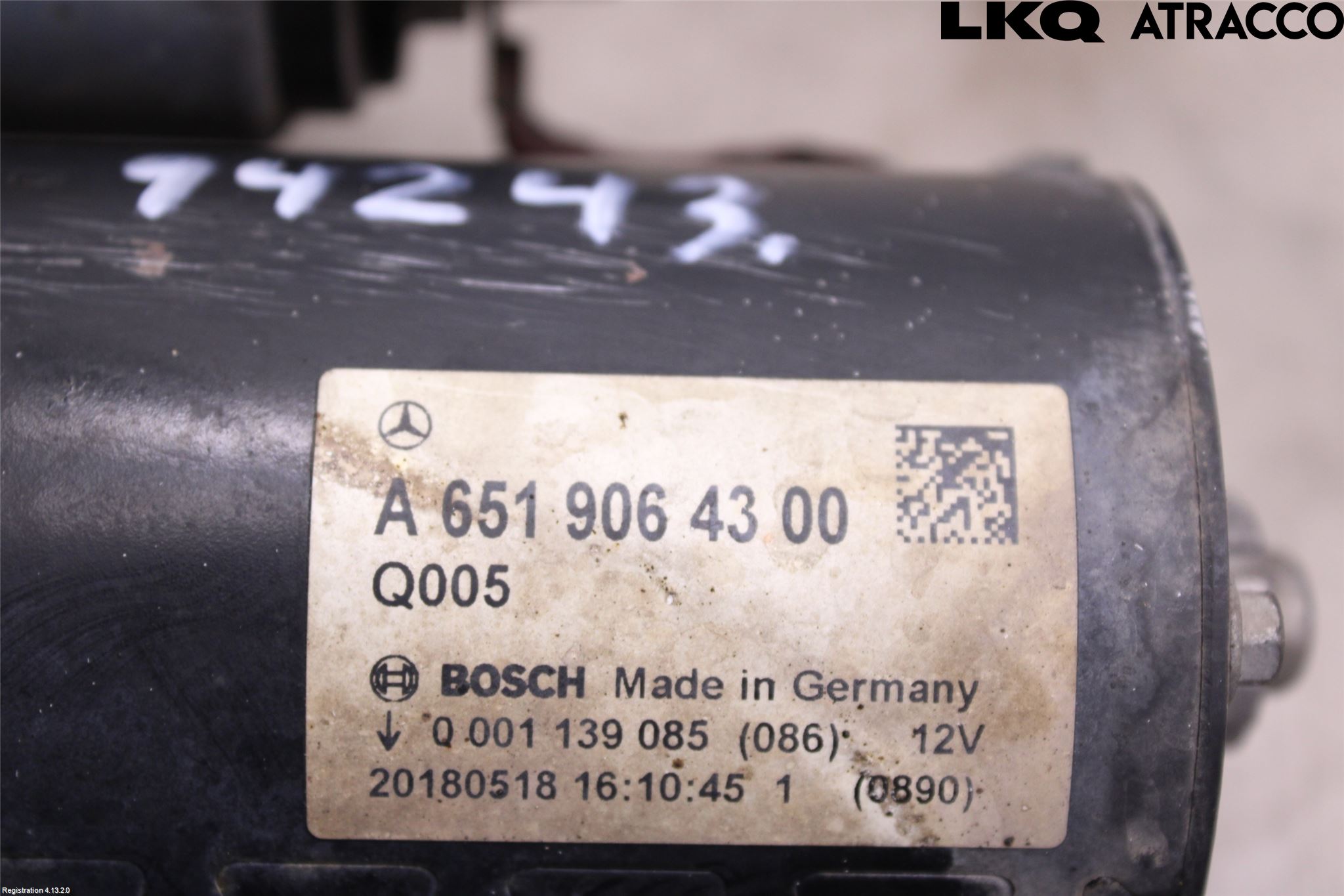 Mercedes-Benz MB VITO/V-KLASS (W640,W447,W448) 14- Startmotor Diesel