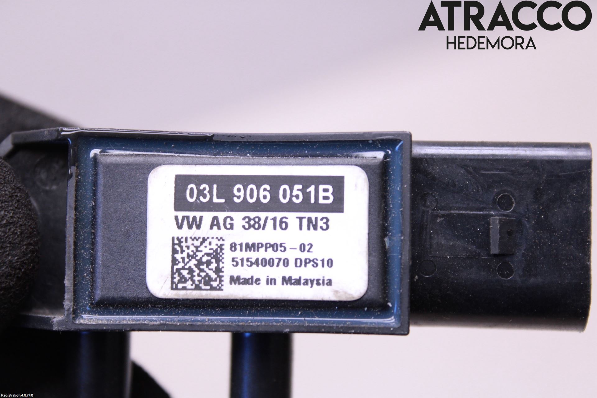 Audi Q3 8U 12-18 Givare Temp-Tryck Avgas