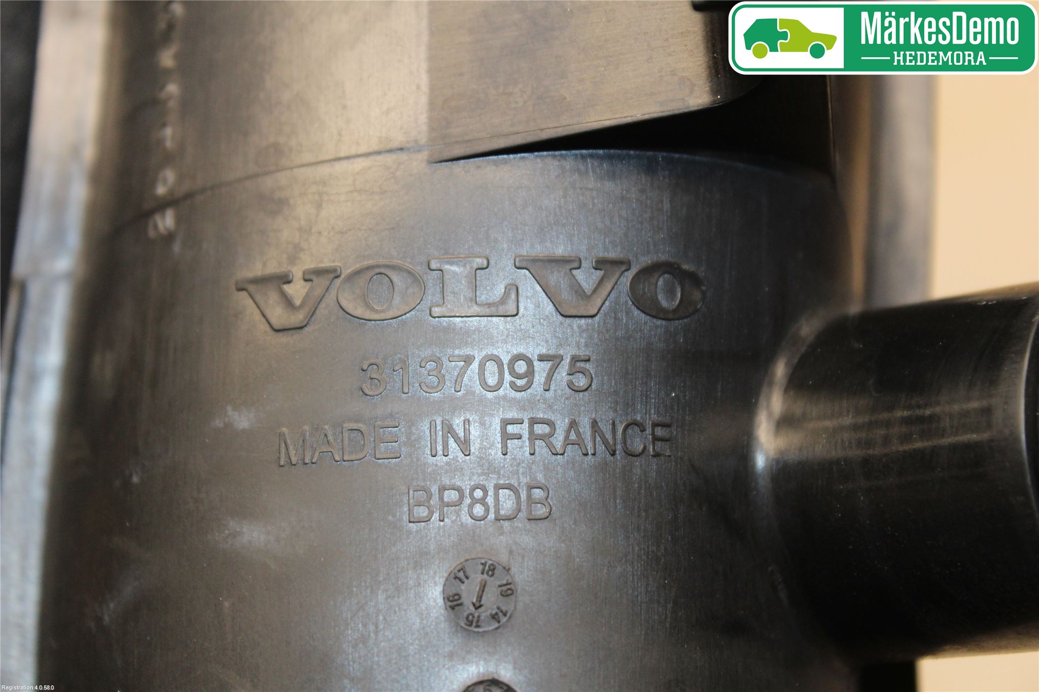 Volvo V40 12-19 Laddluft-Intercoolerrör