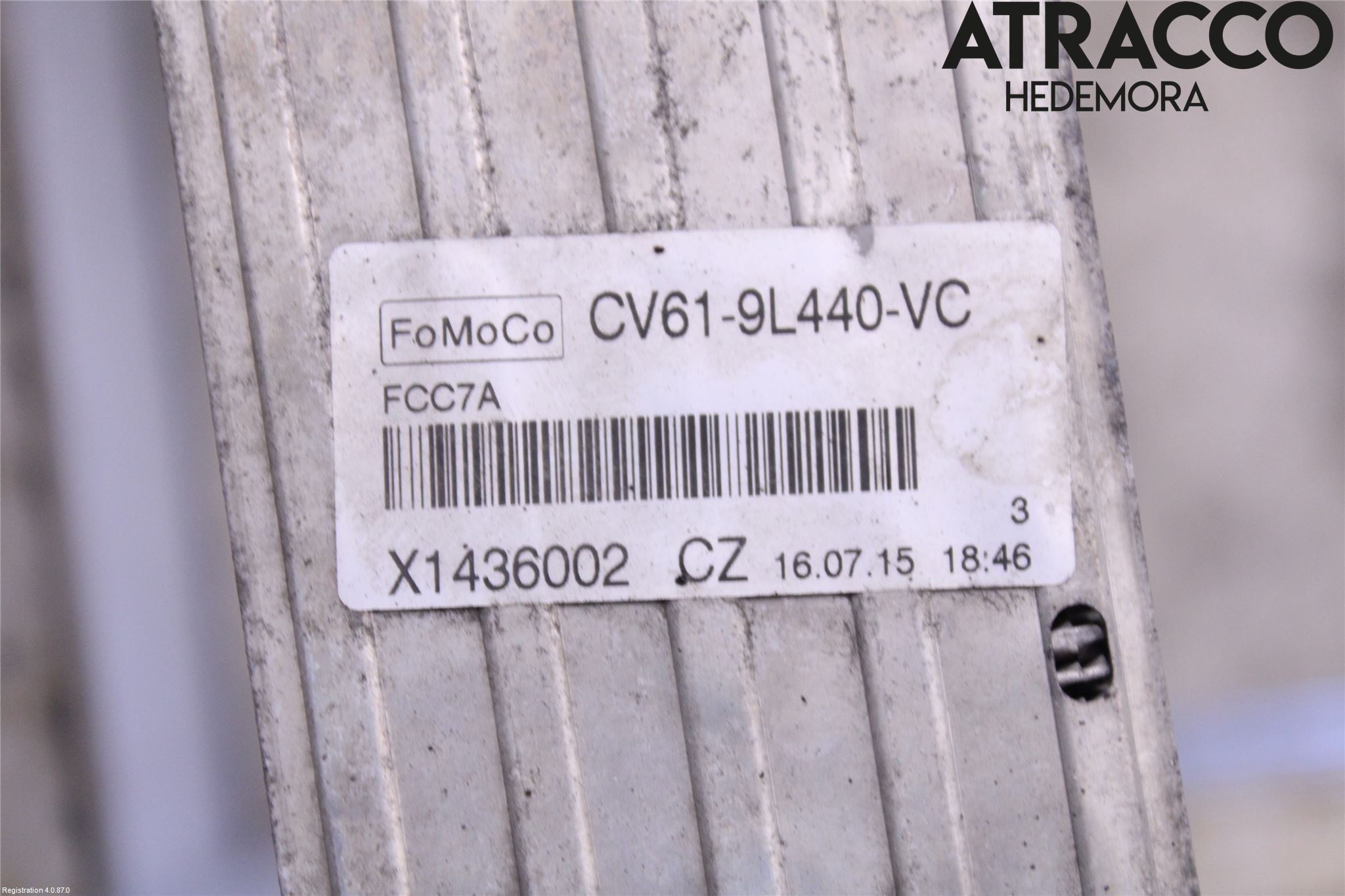 Ford FOCUS 15-18 Laddluft-Intercooler Kyl