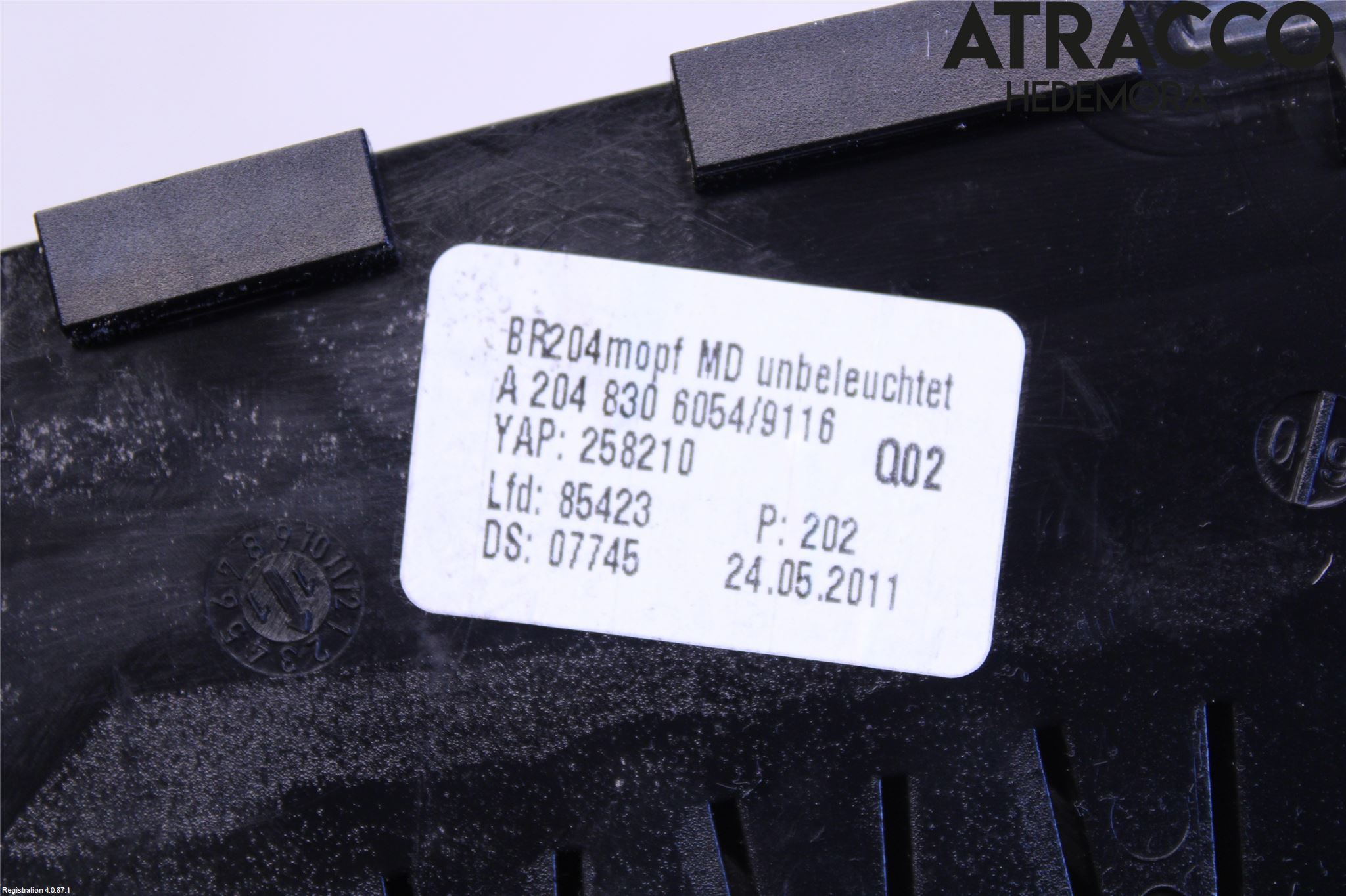 Mercedes-Benz MB C-KLASS (W204) 07-15 Defrosterkanal-Munstycke