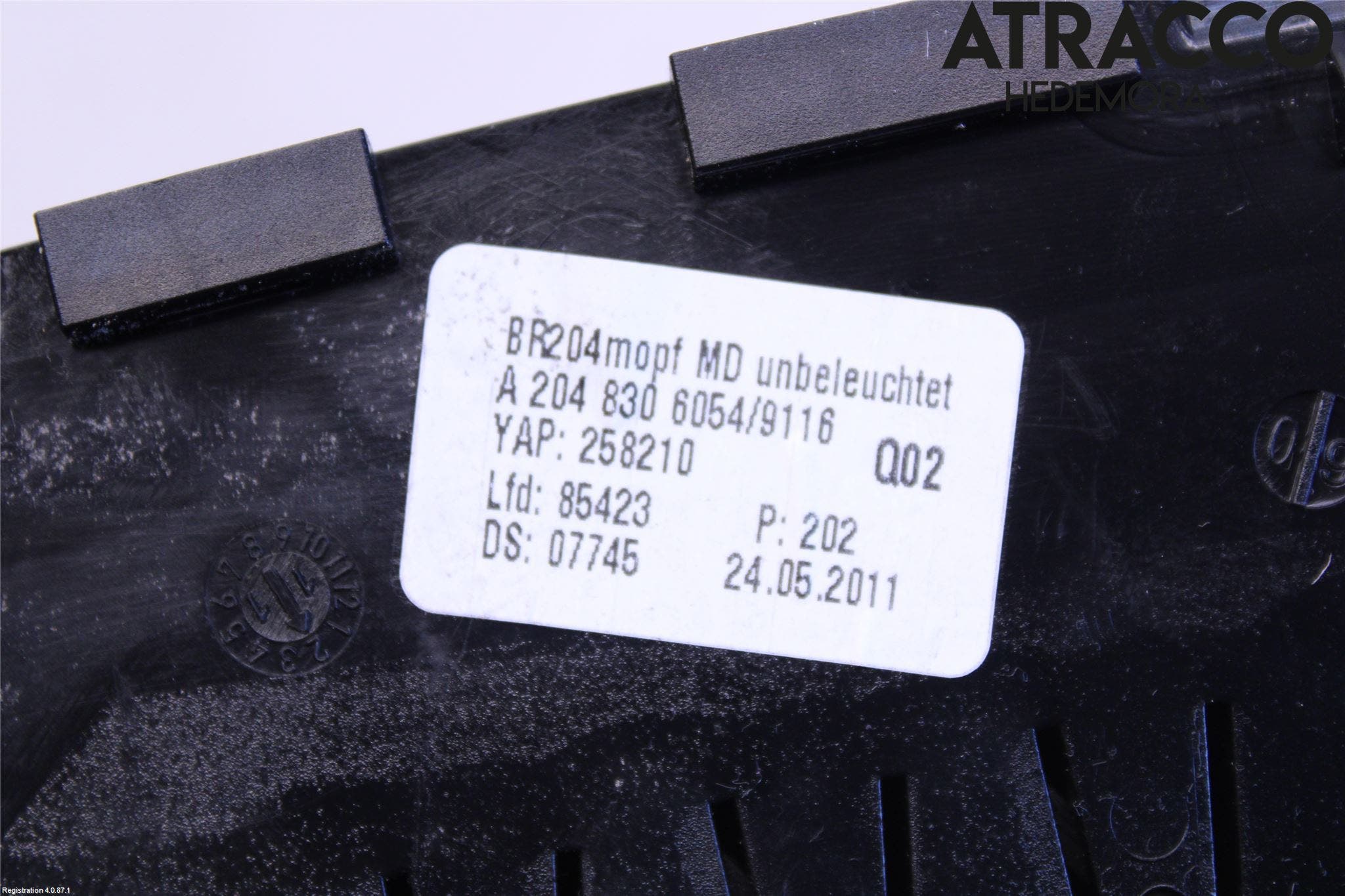 Mercedes-Benz MB C-KLASS (W204) 07-15 Defrosterkanal-Munstycke