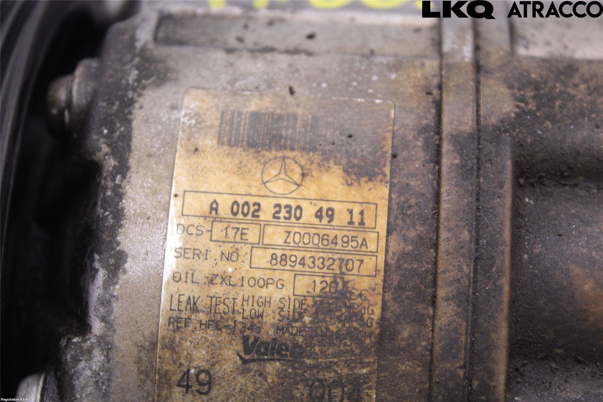 Mercedes-Benz MB C-KLASS (W204) 07-15 Ac Kompressor