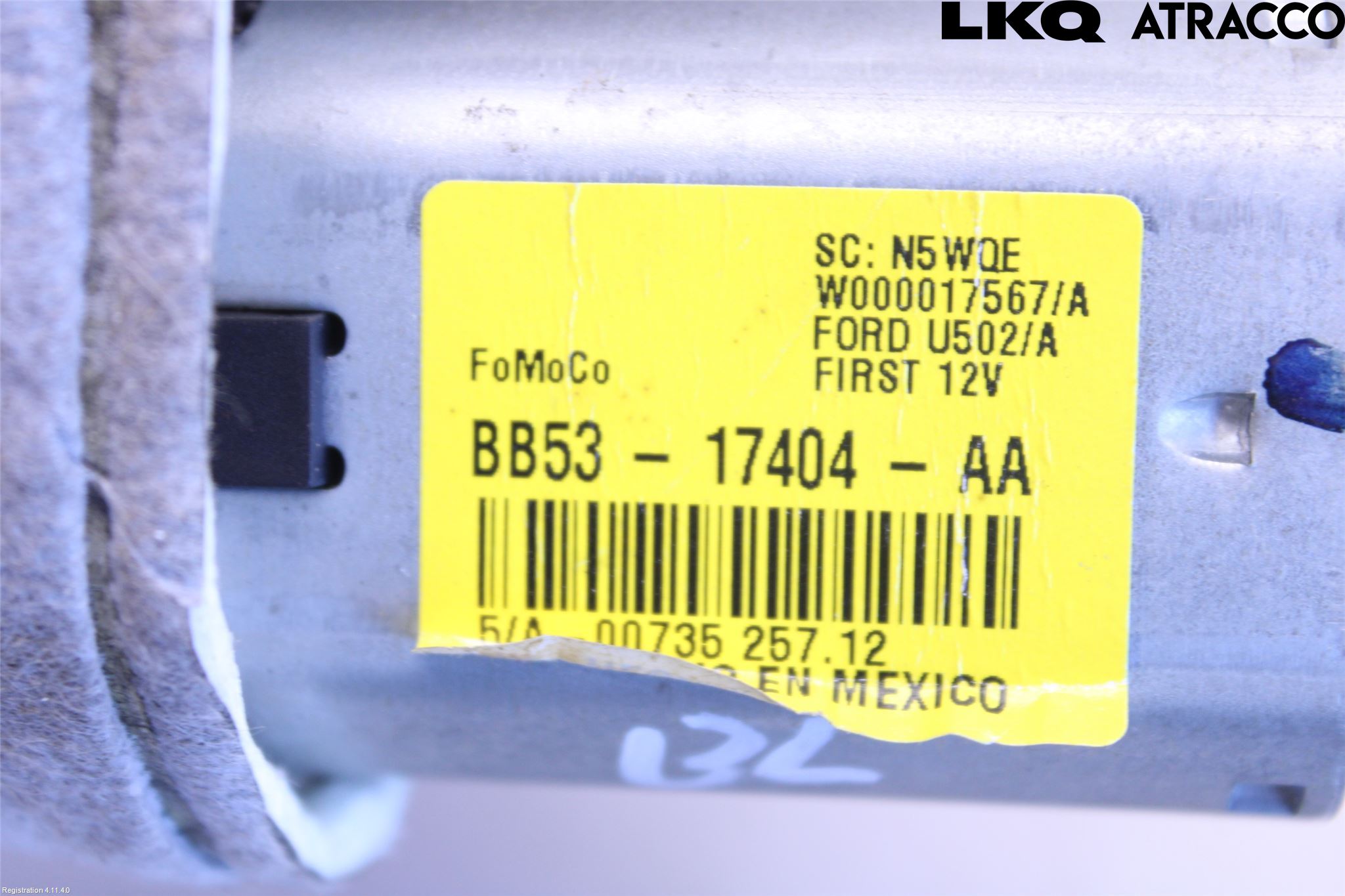 Ford EXPLORER 93-23 Torkarmotor Baklucka