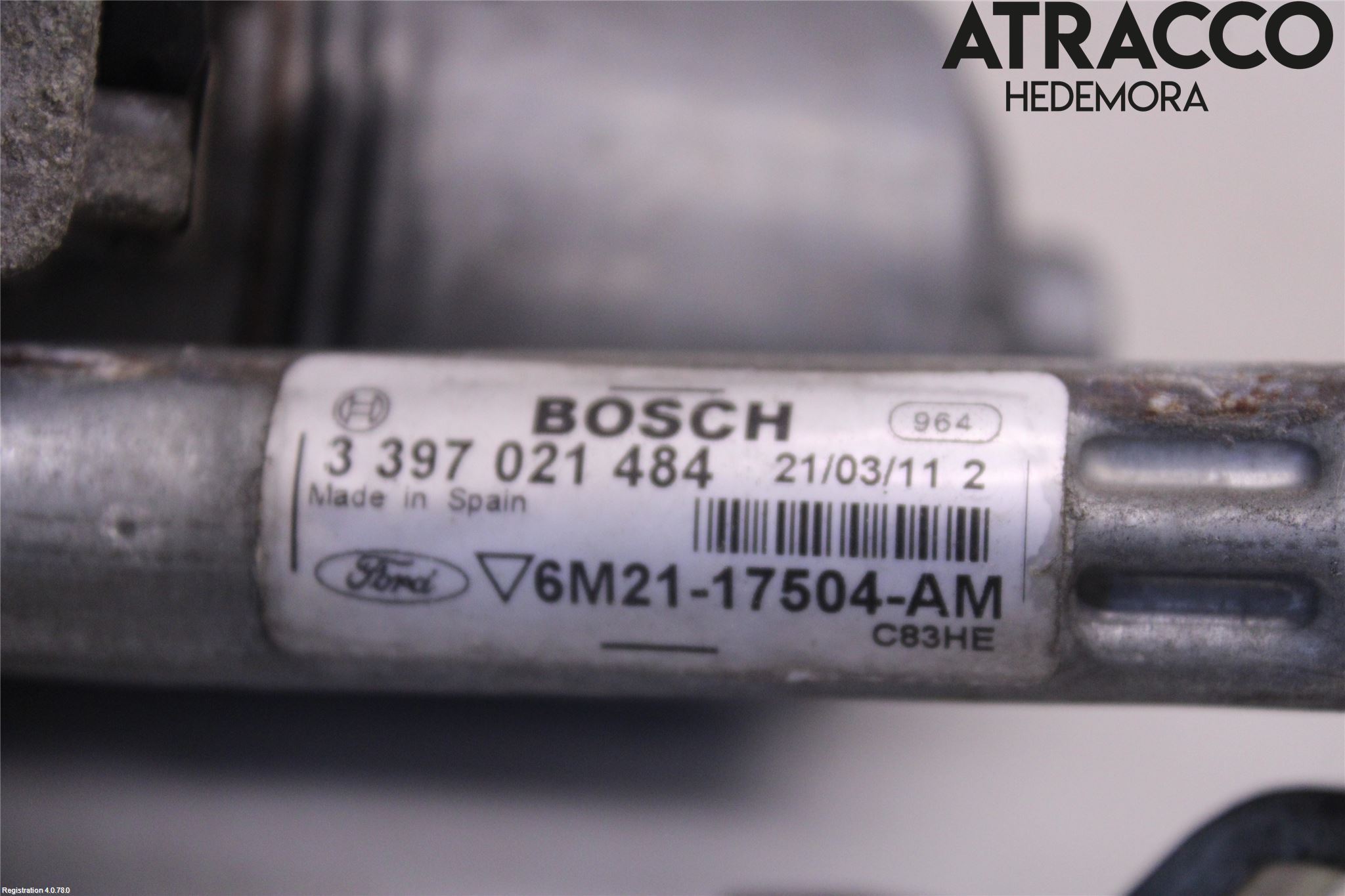 Ford S-MAX 06-15 Torkarmotor Vindruta