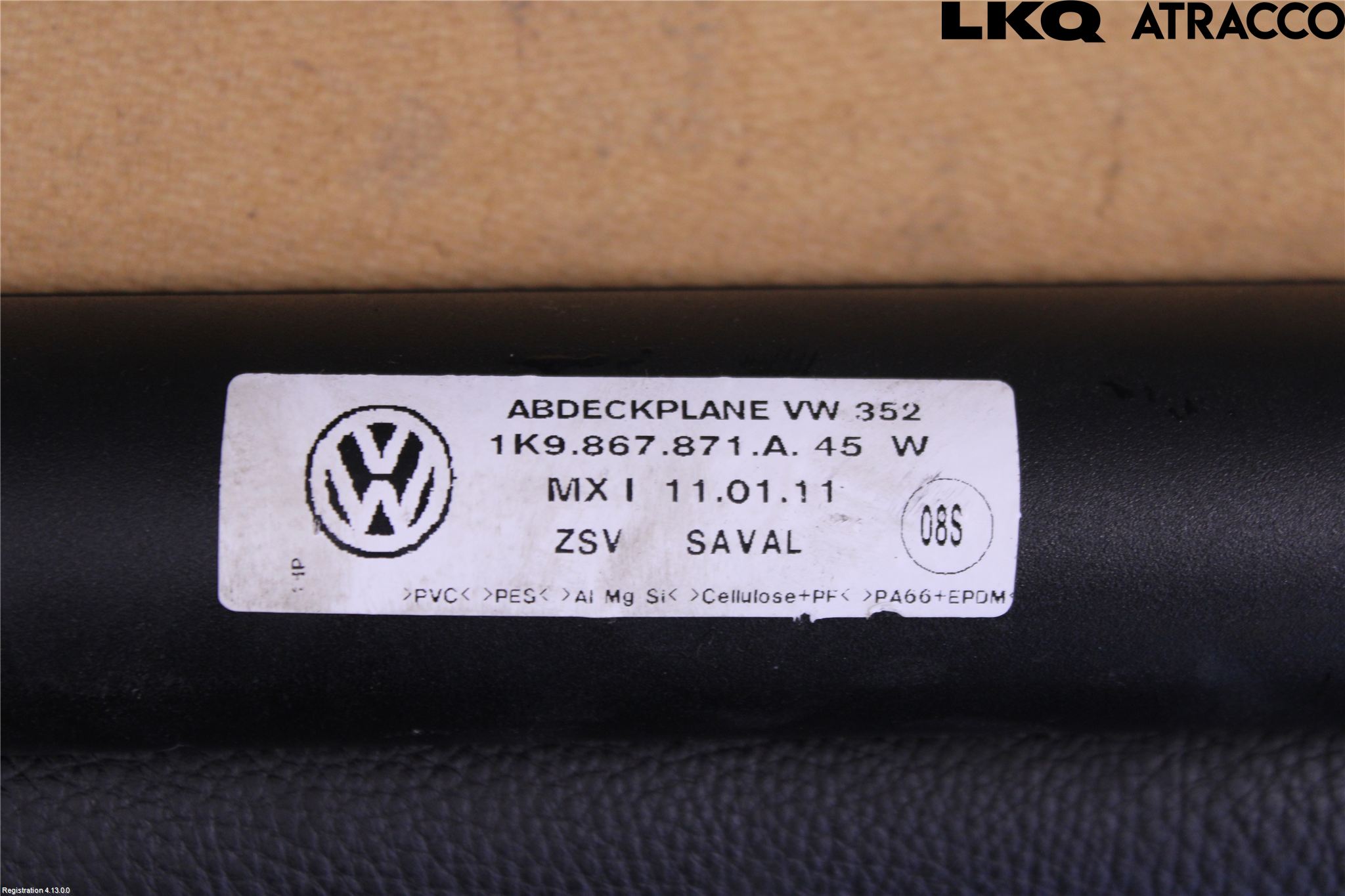 Volkswagen VW GOLF VI 09-13 Insynskydd
