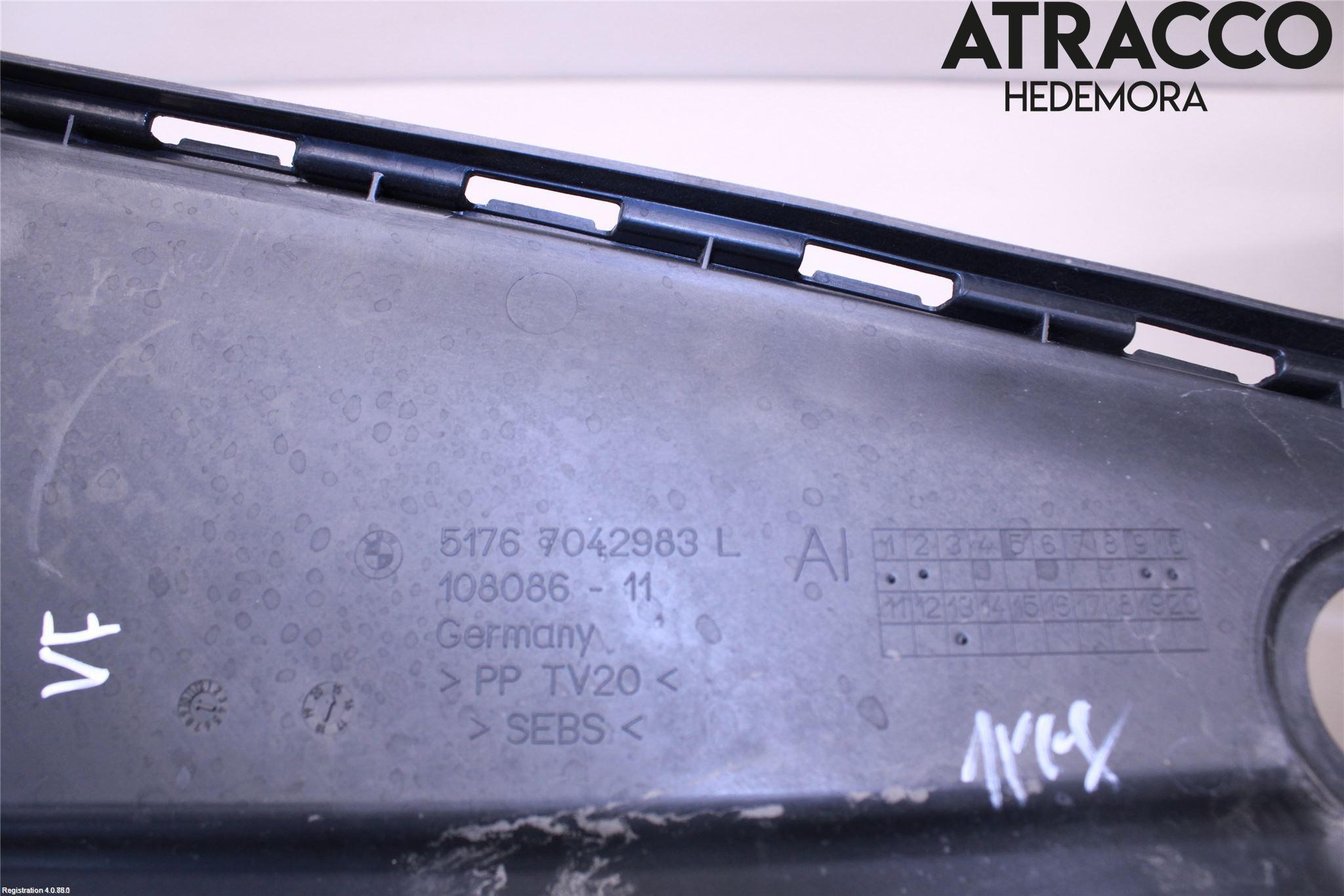 BMW 5 GT F07 09-17 Täckplast Front