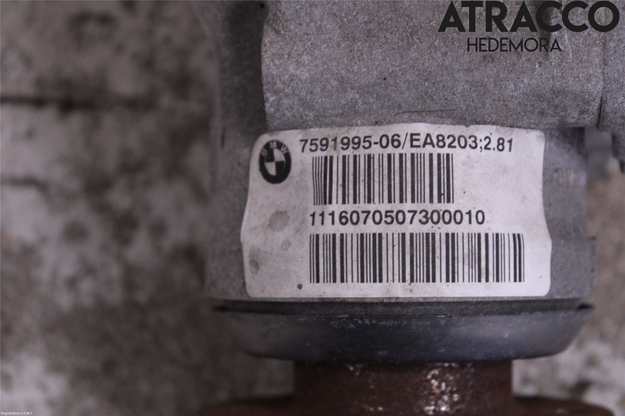 BMW 3 F30/F31/F80 12-19 Framvagn Diffrential