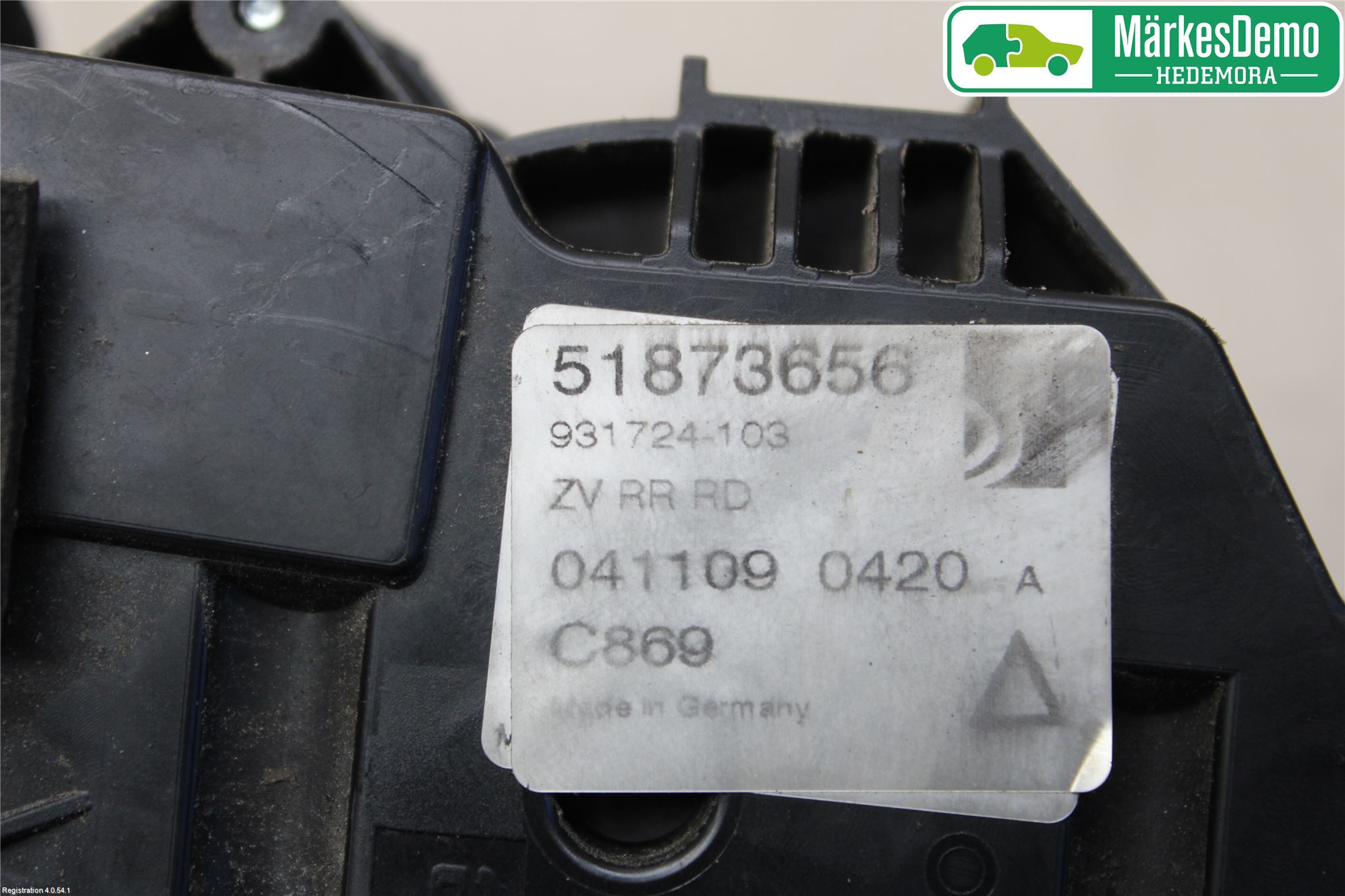 Fiat PUNTO EVO 10-12 Låskista-Dörrlås