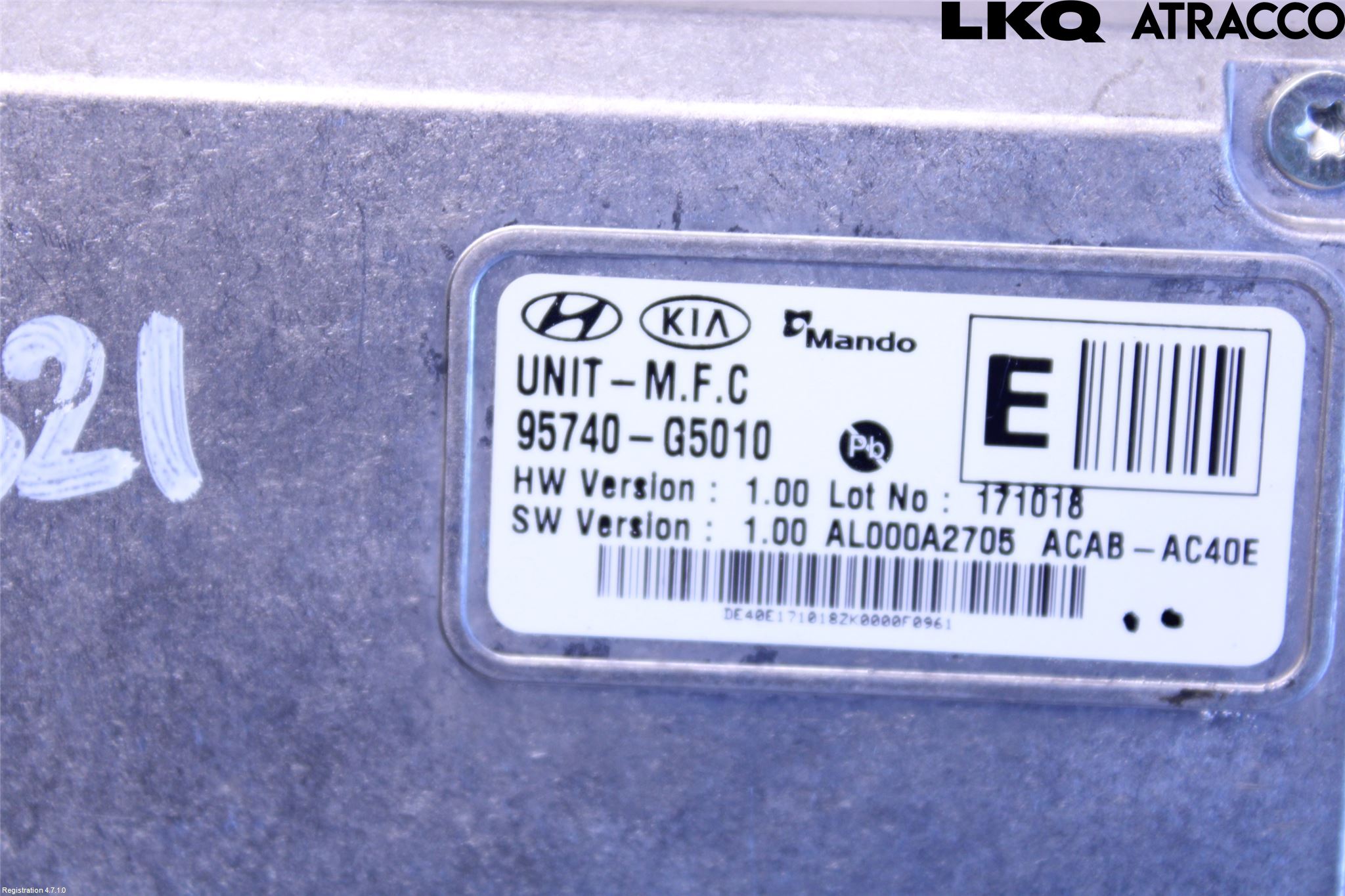 Kia NIRO (DE) 17-22 Sensor Aktivt Kollisionsskydd