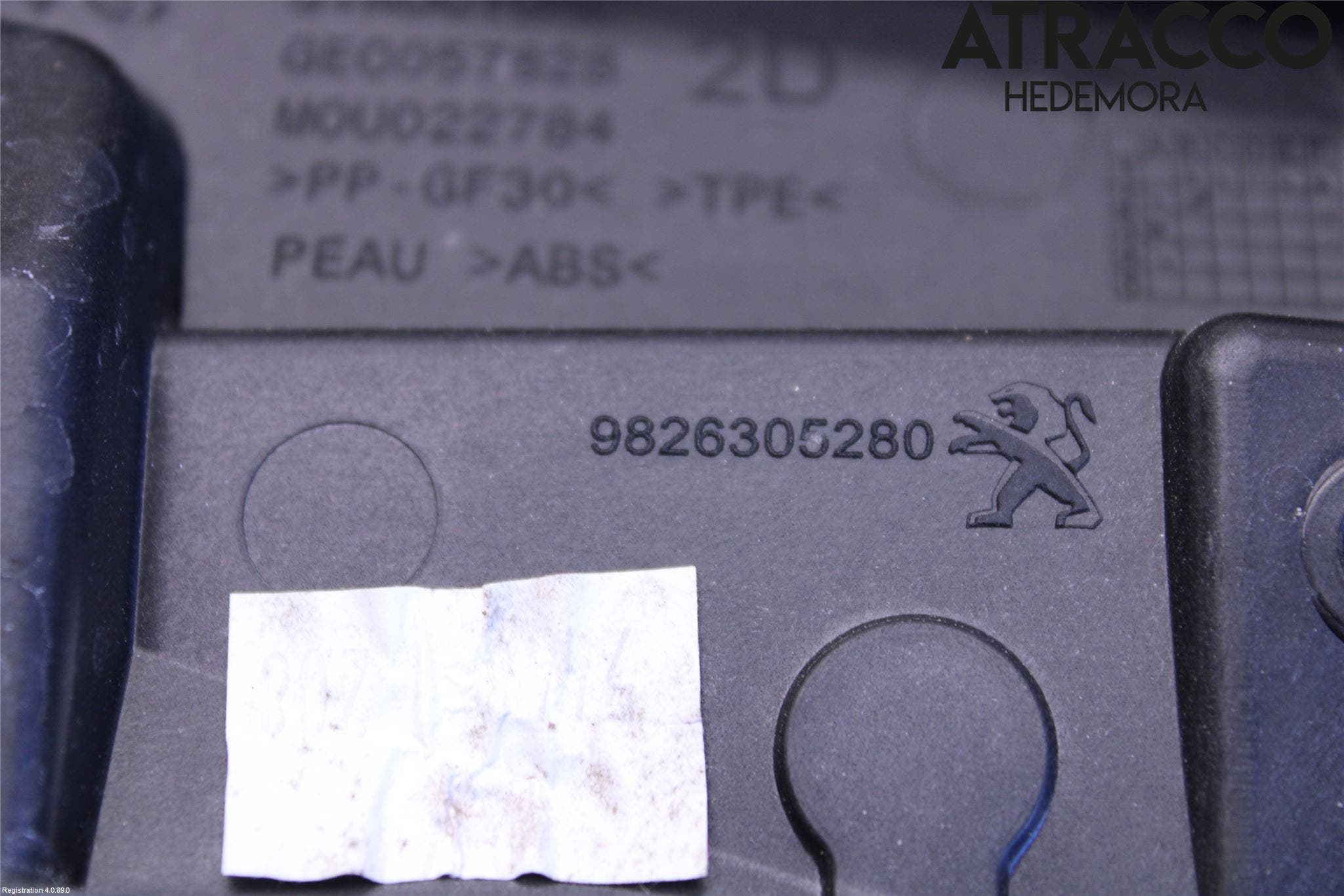 Peugeot 2008/E-2008 20- Bakruta - Dekorlist