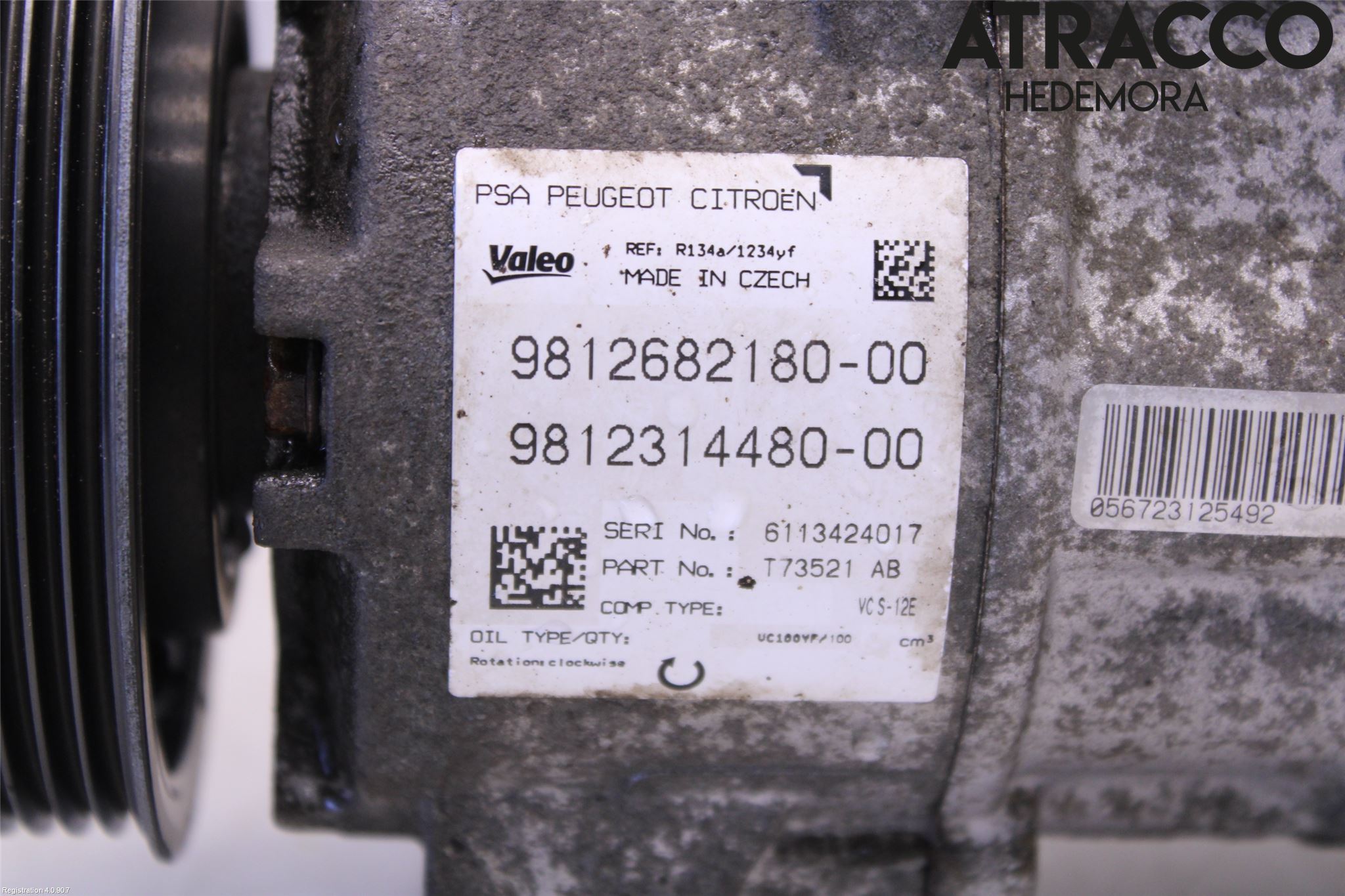 Peugeot 3008 17-24 Ac Kompressor