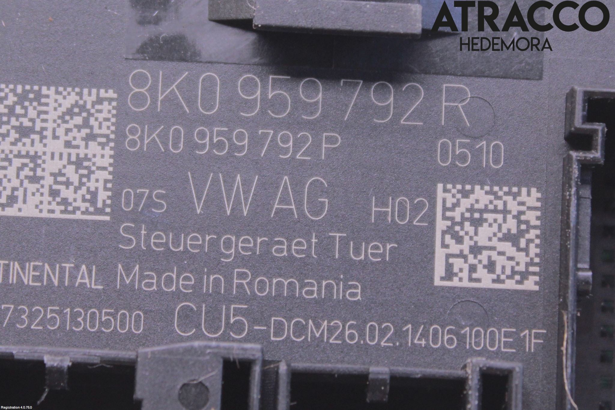 Audi A4 12-15 Styrenhet Dörr