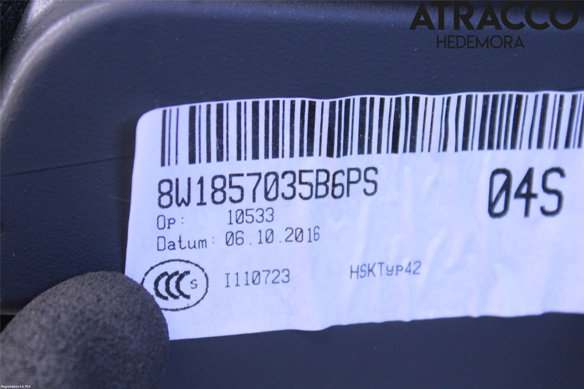 Audi A4/S4 B9 16-19 Handskfack