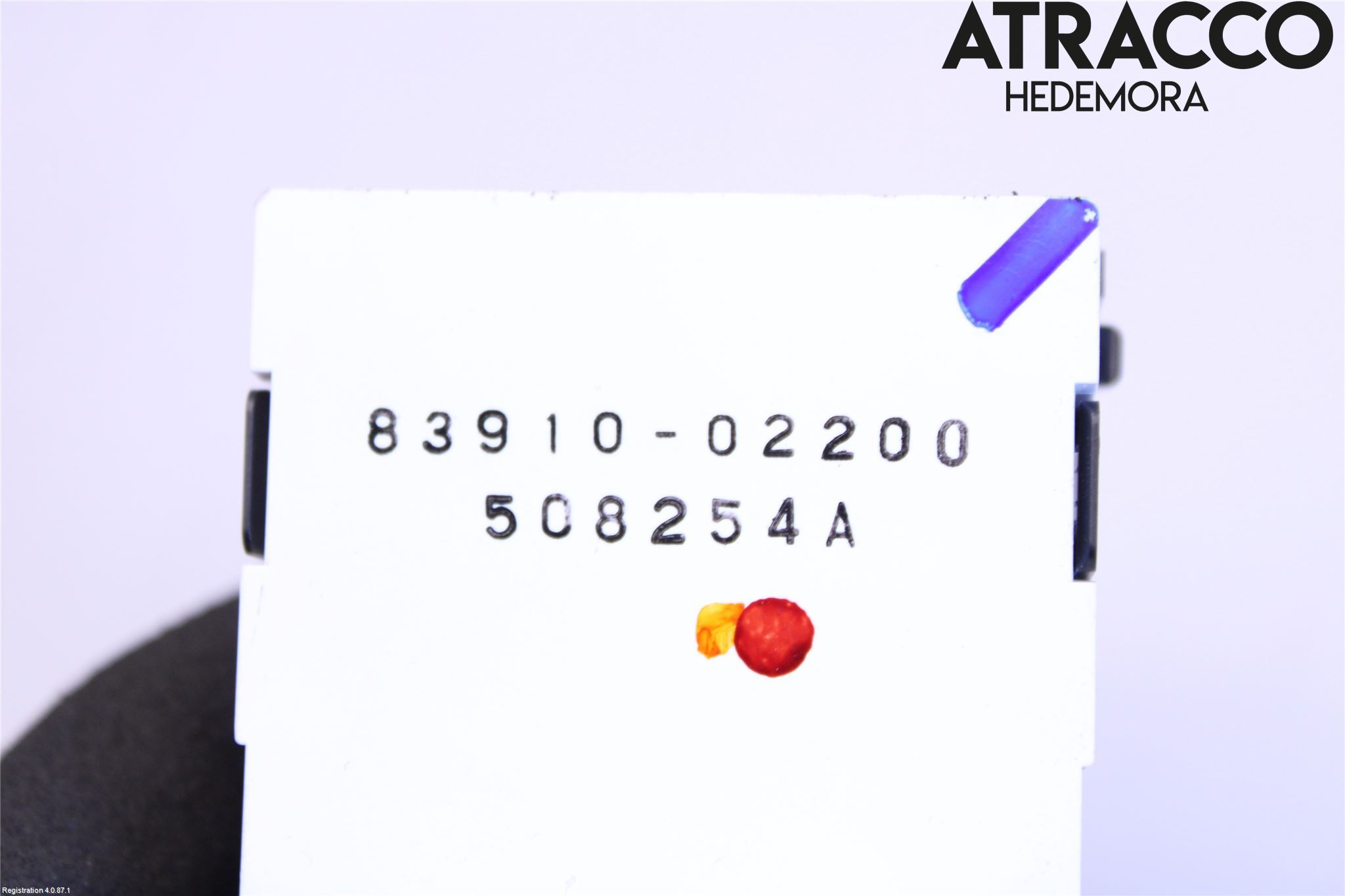 Toyota AURIS 13-19 Strömställare Airbag Passagerare