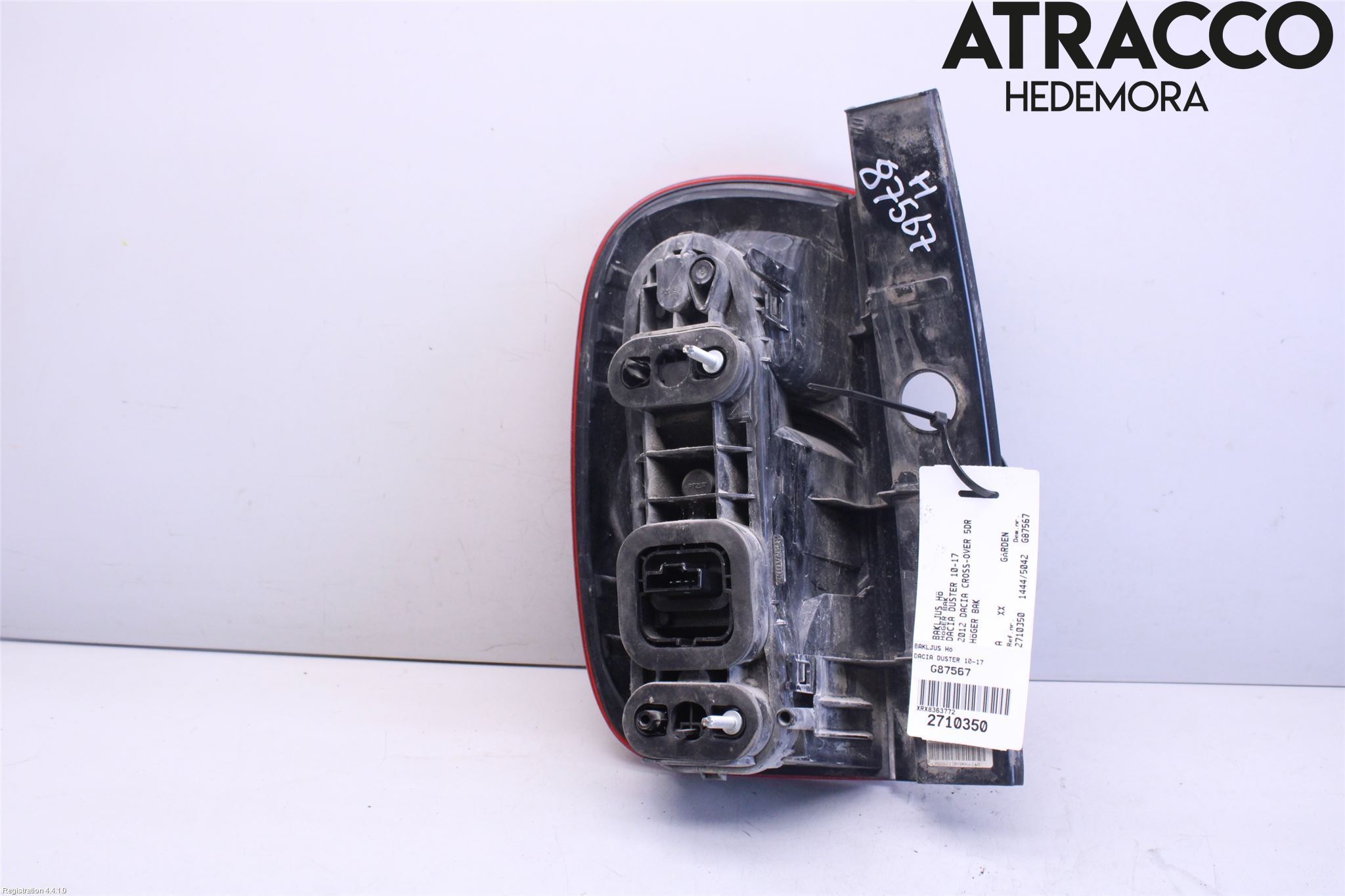 Dacia DUSTER 10-17 Bakljus Höger