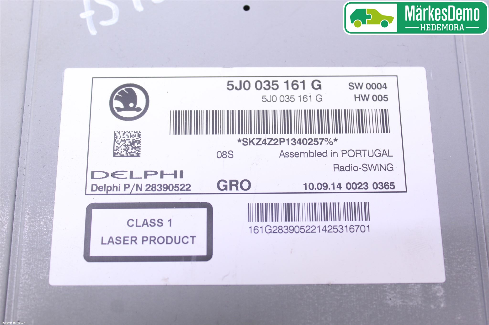 Skoda FABIA 07-14 Cd Radio - Multimediapanel