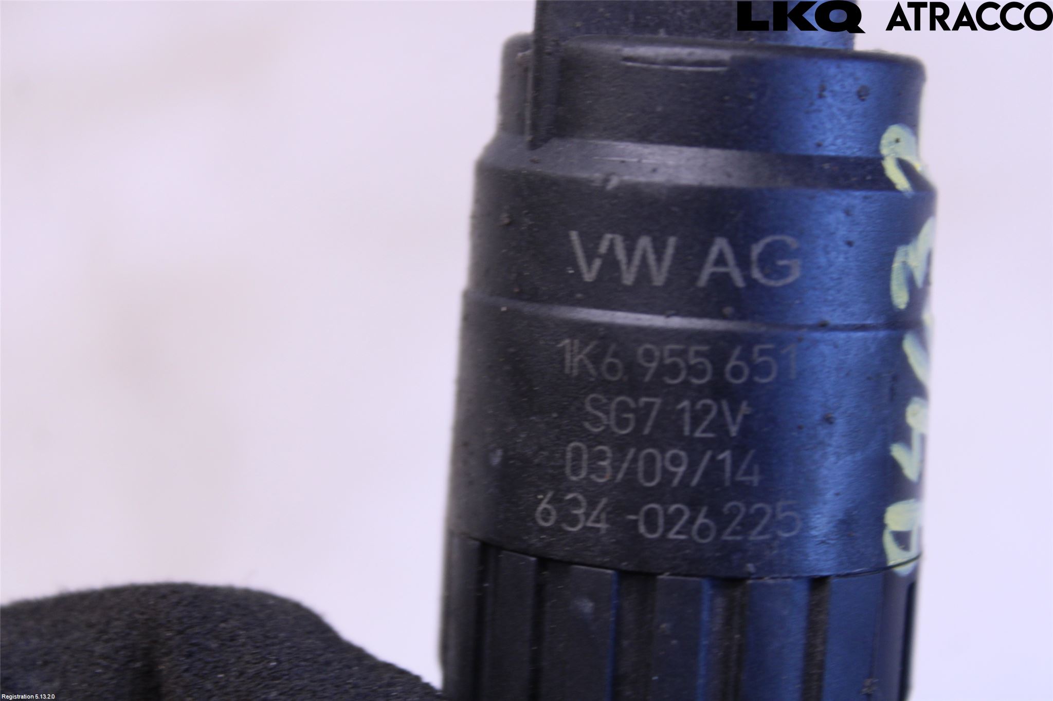 Volkswagen VW GOLF / E-GOLF VII 13-20 Spolarpump Vindruta