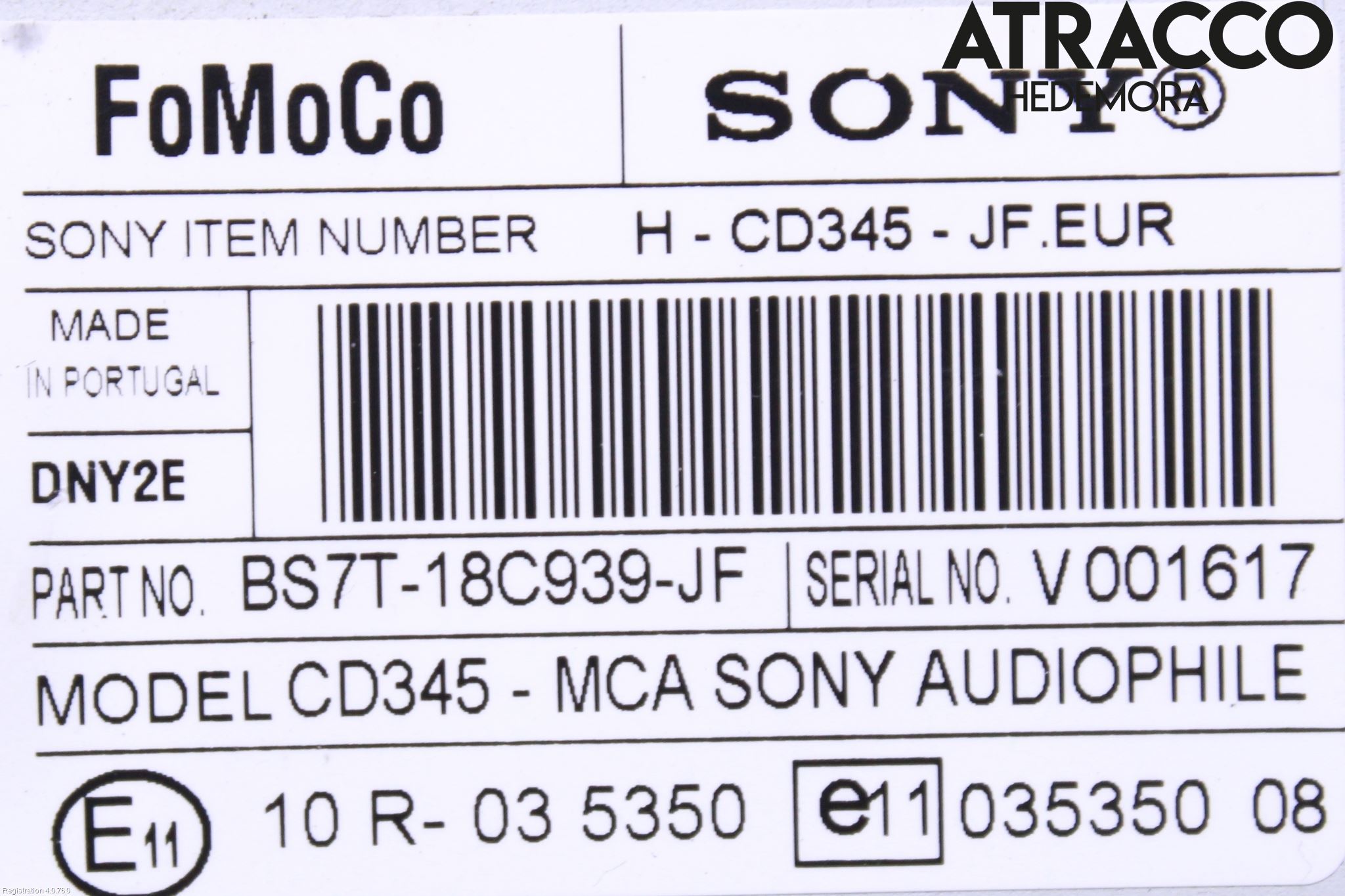 Ford MONDEO 07-15 Cd Radio - Multimediapanel