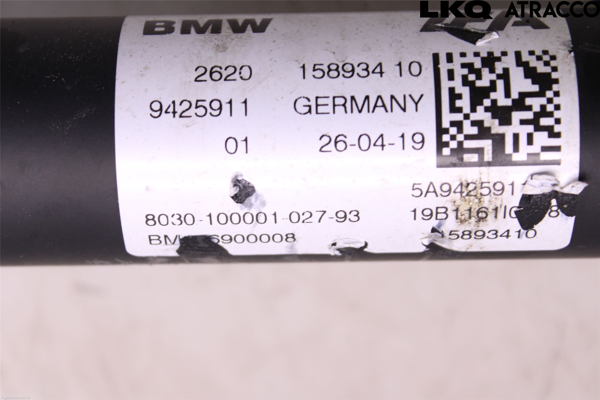 BMW X3 G01 18- Mellanaxel Främre 4Wd