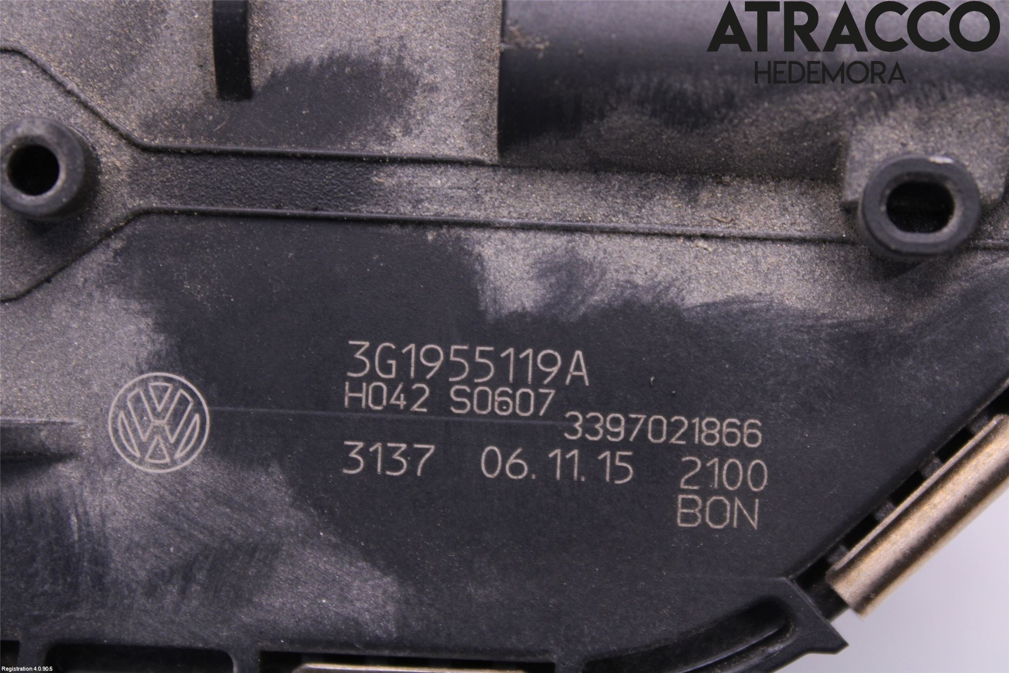 Volkswagen VW PASSAT 15-19 Torkarmotor Vindruta