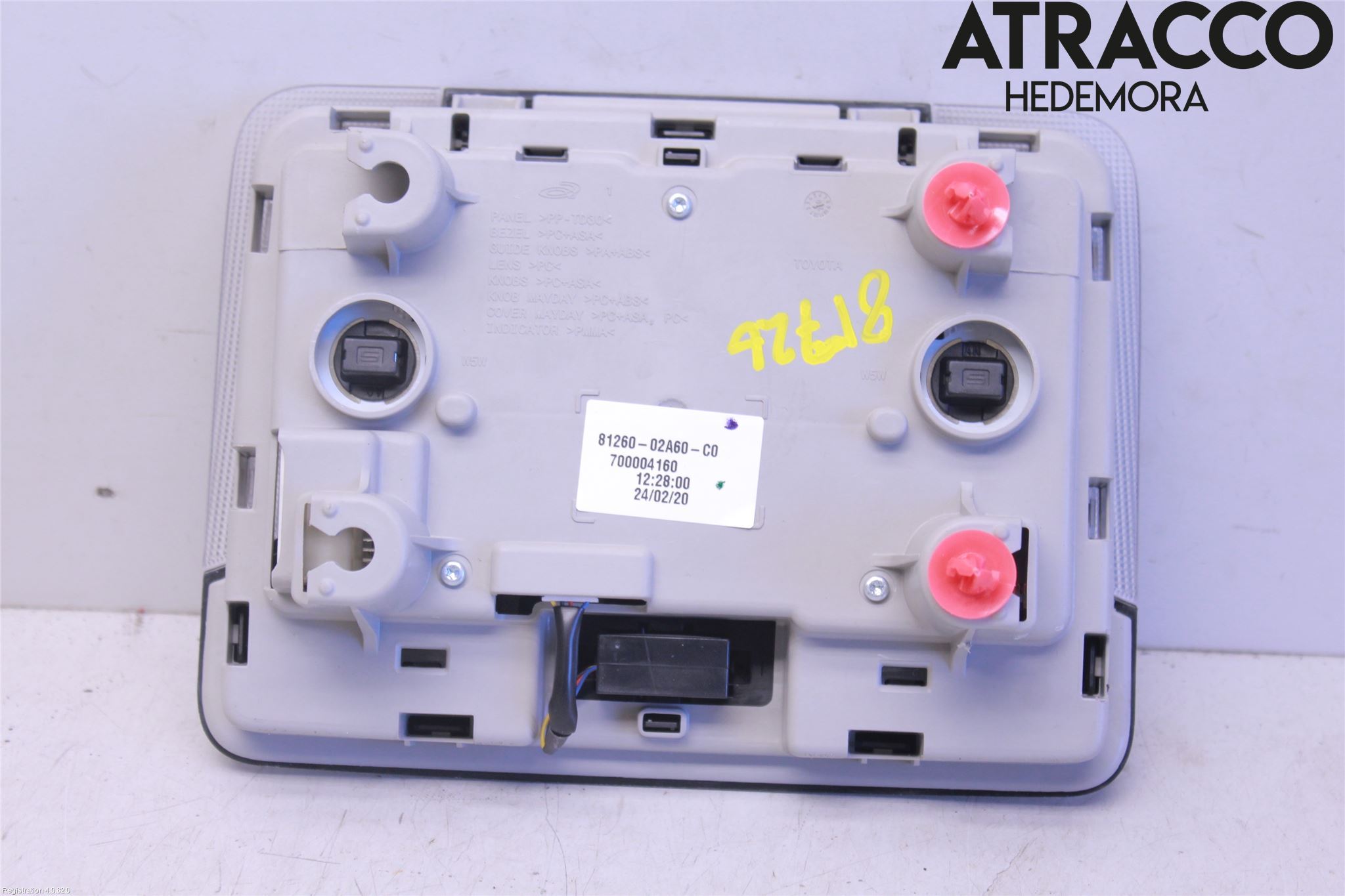 Toyota COROLLA 19- Innerbelysning