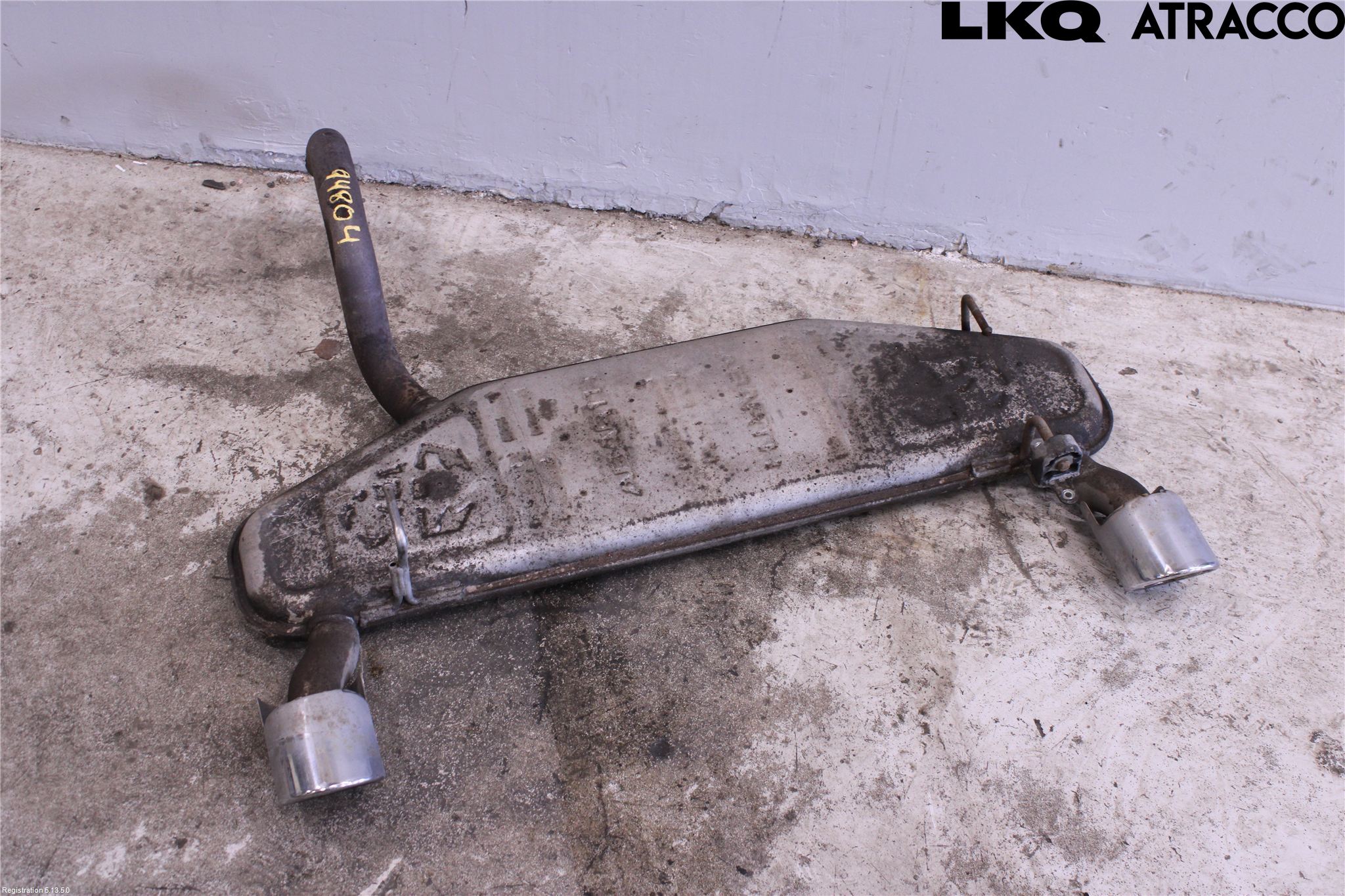 Fiat 500 07- Avgas-Ljuddämpare-Rör