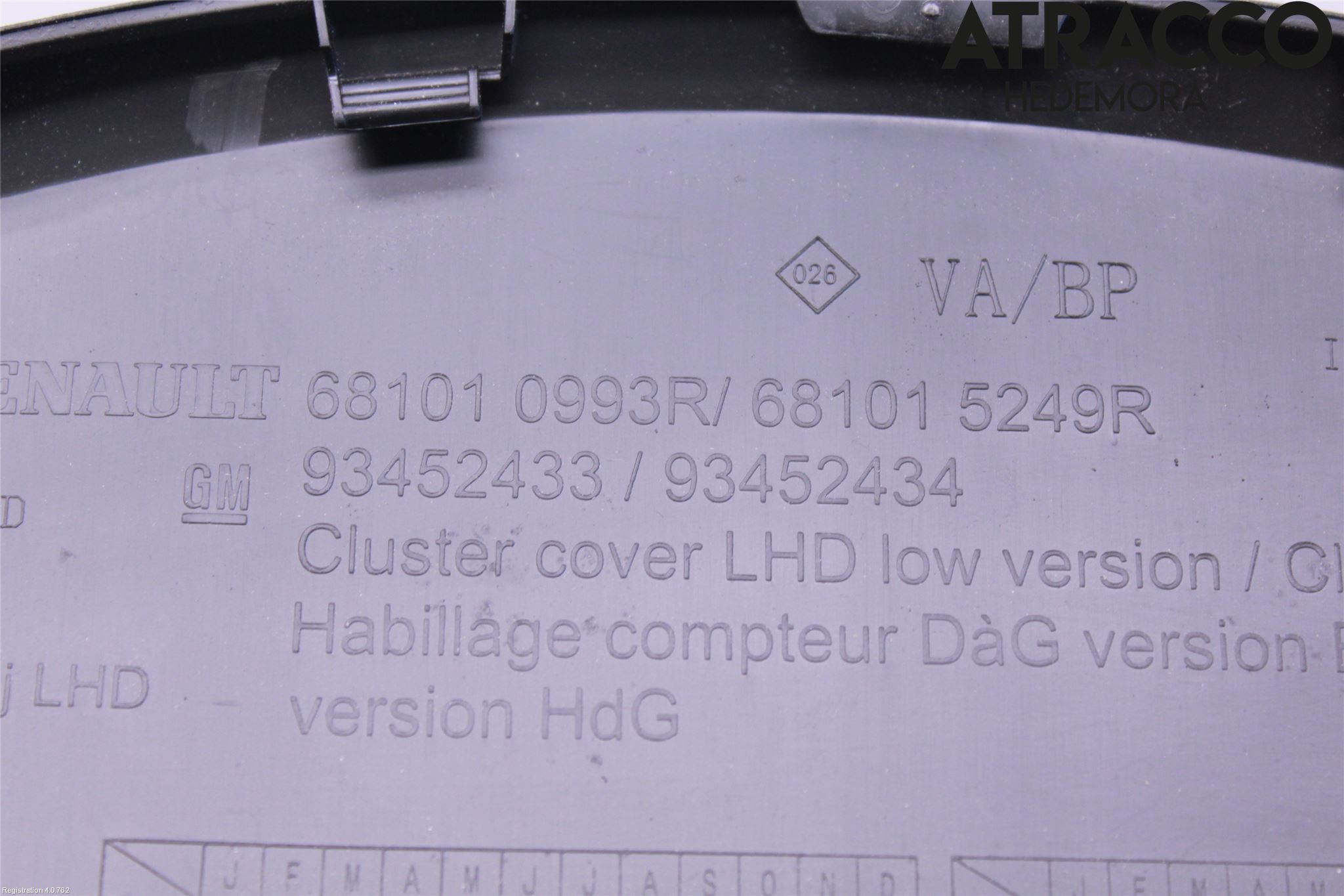 Nissan NV300 16-22 Instrumentsarg