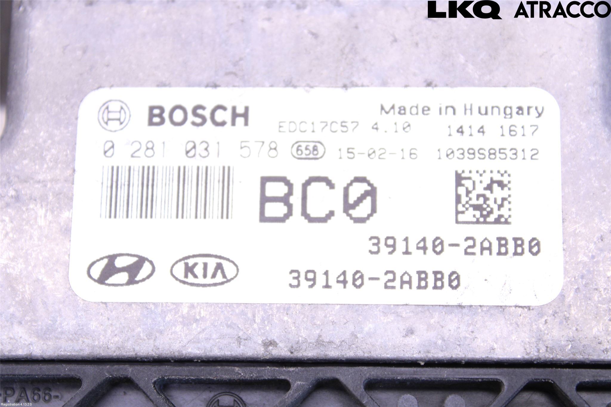 Hyundai i30 GD 13-17 Styrenhet Inspump Diesel