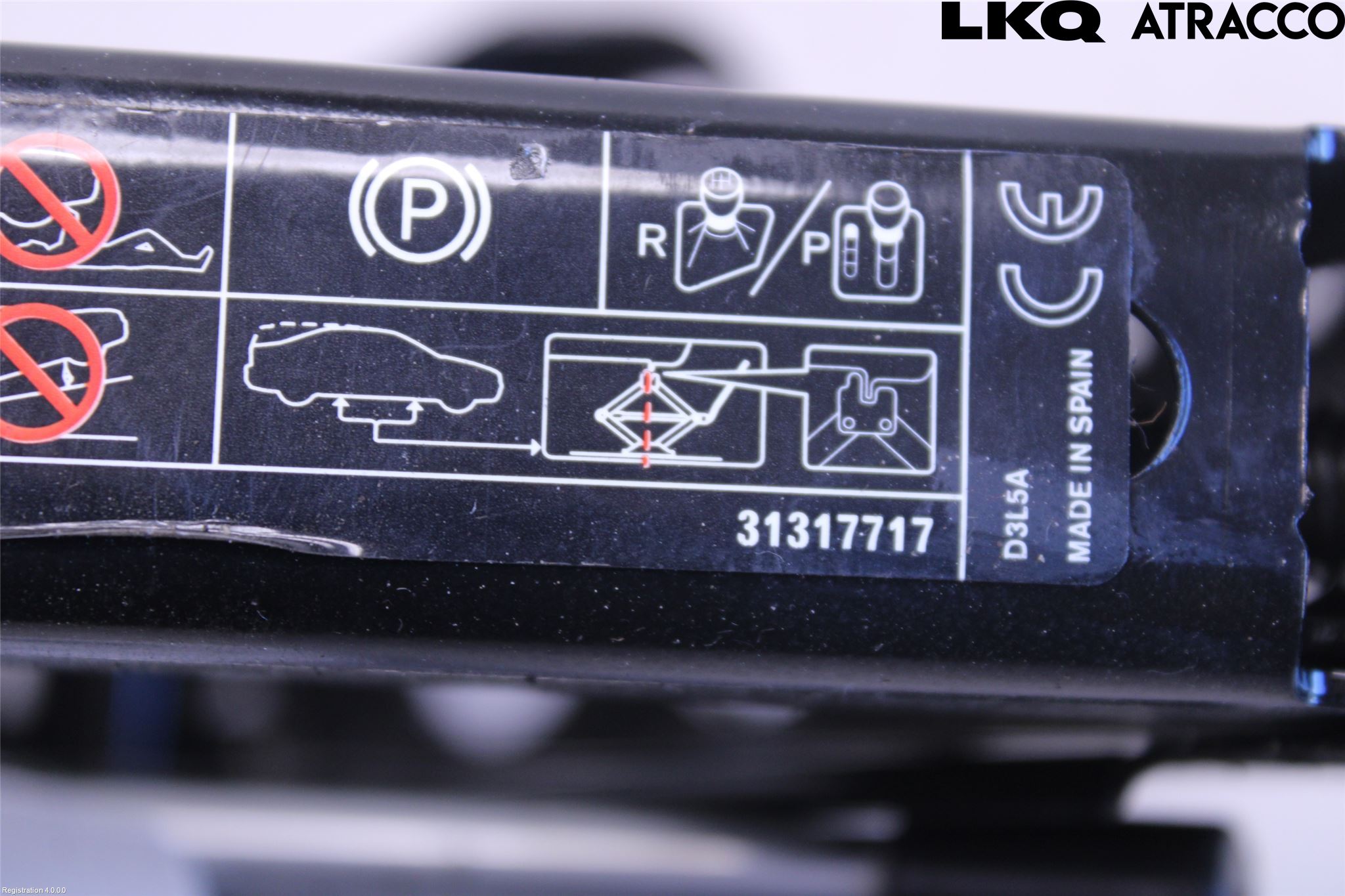 Volvo V70 08-13 Domkraft