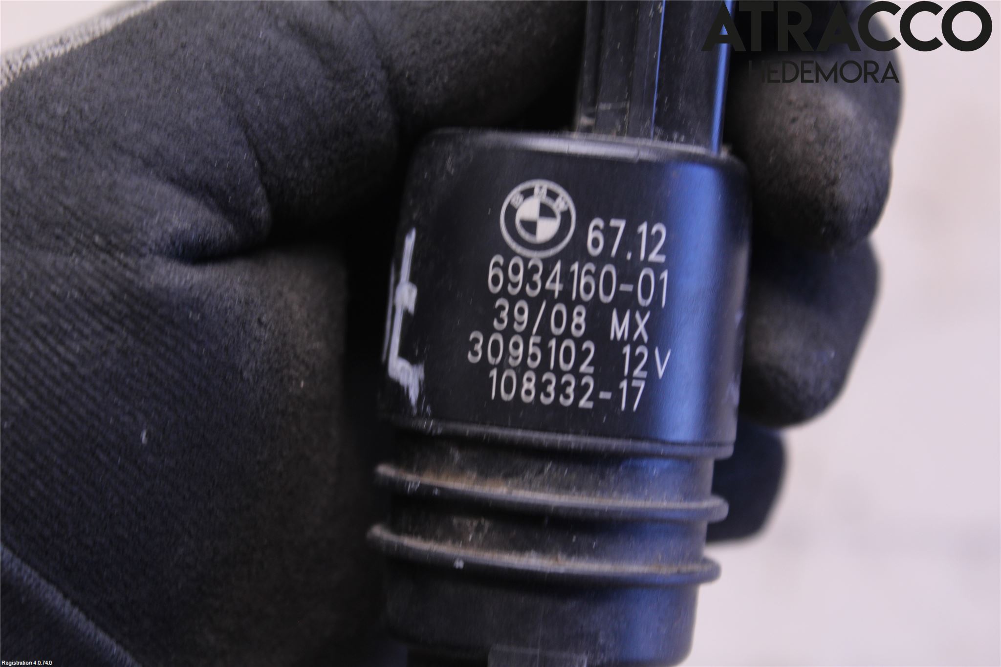 BMW X6 E71/E72   08-14 Spolarpump Vindruta