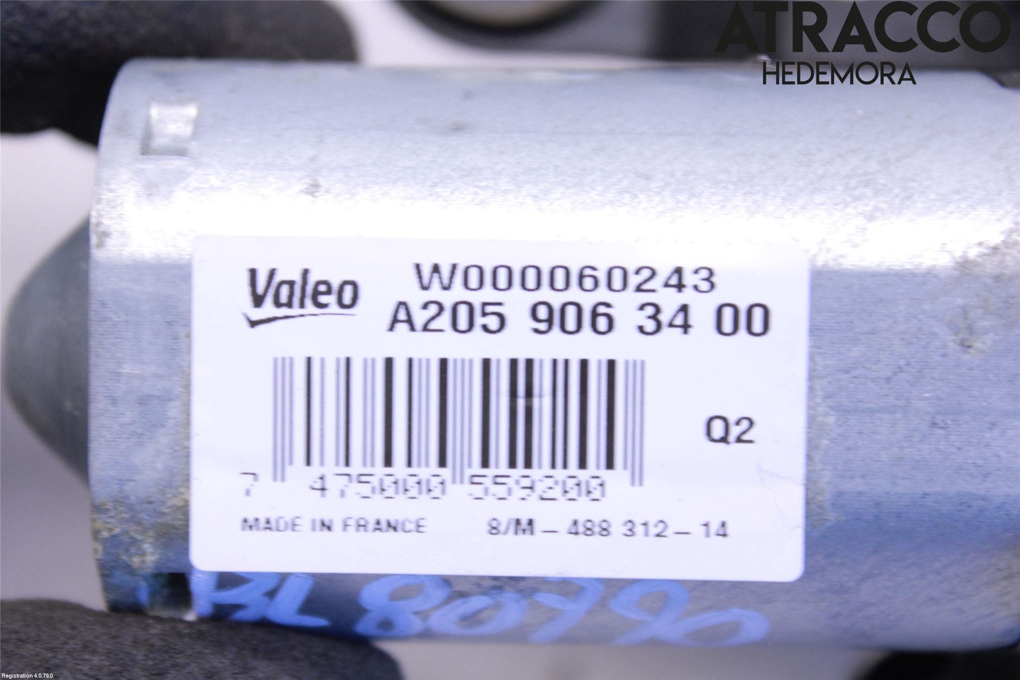 Mercedes-Benz MB C-KLASS (W205) 14-21 Torkarmotor Baklucka