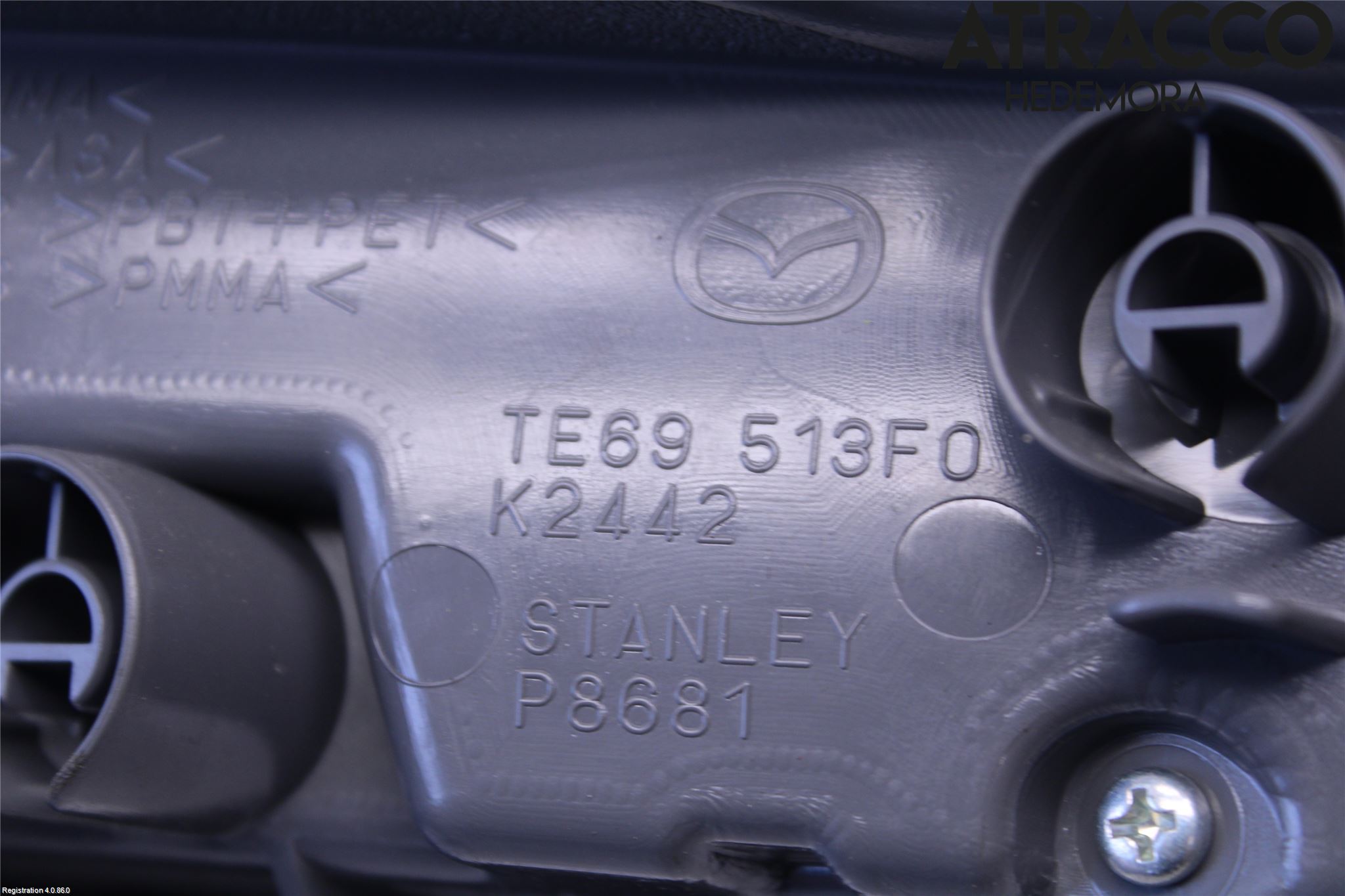 Mazda CX-9 Bakljus Lucka Hö