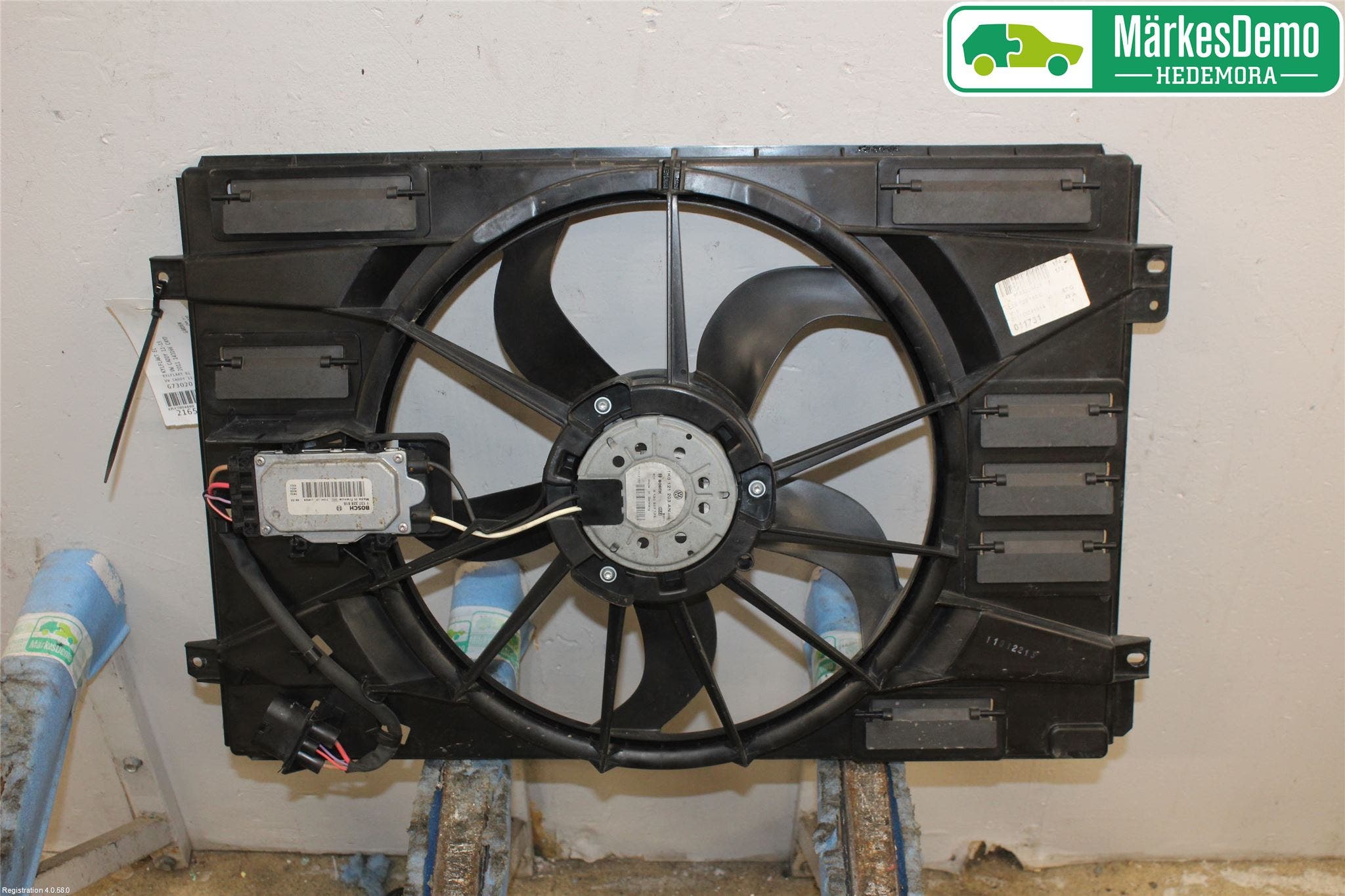 Volkswagen VW CADDY 11-15 Kylfläkt El