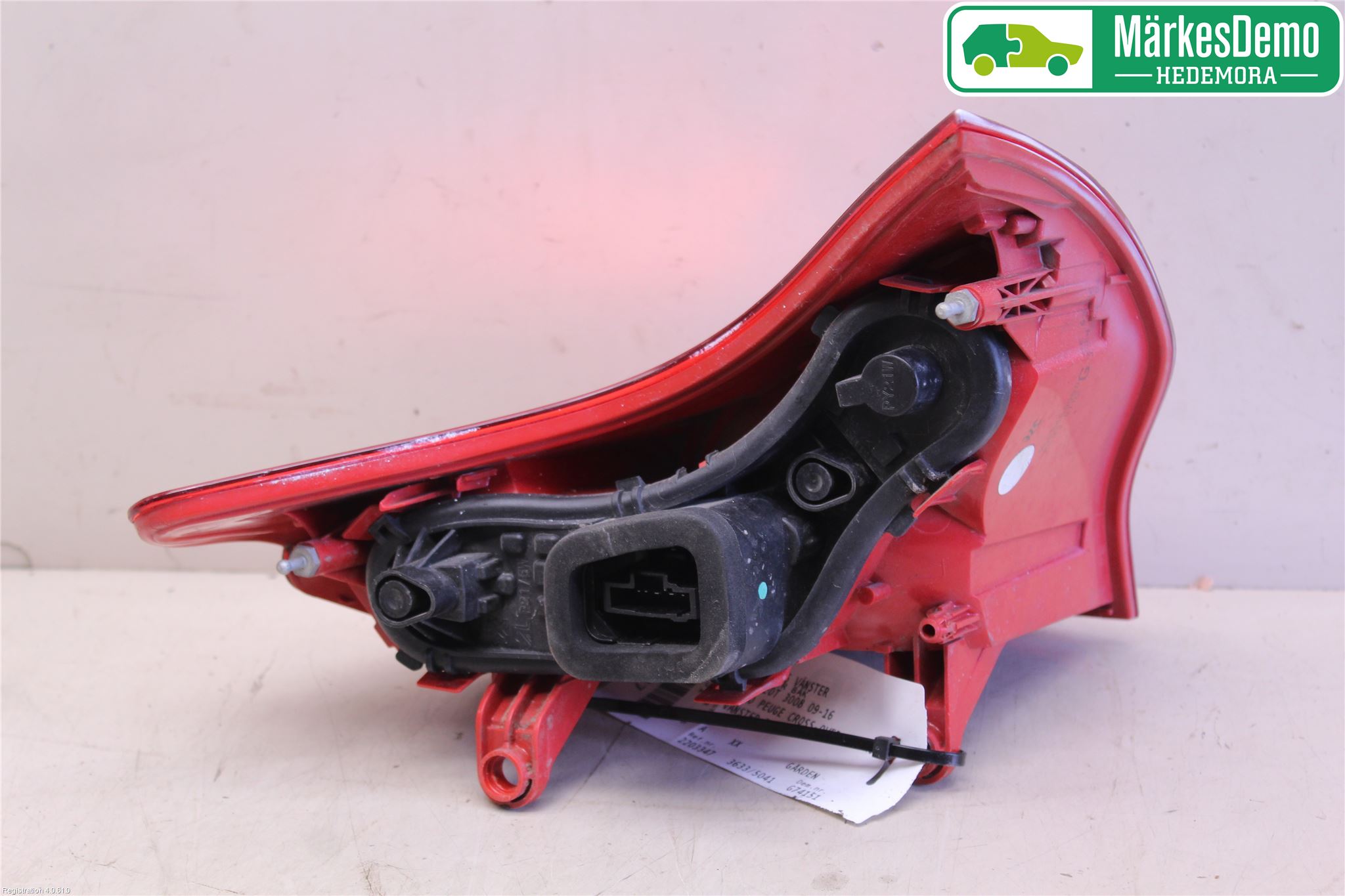 Peugeot 3008 09-16 Bakljus Vänster