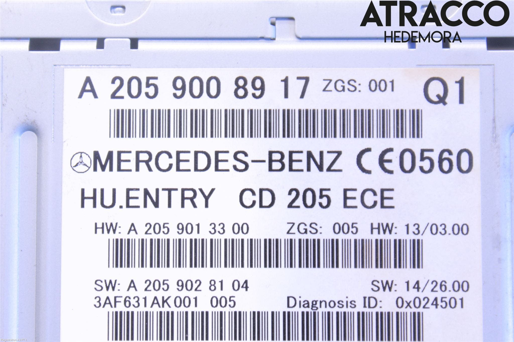 Mercedes-Benz MB C-KLASS (W205) 14-21 Cd Radio - Multimediapanel