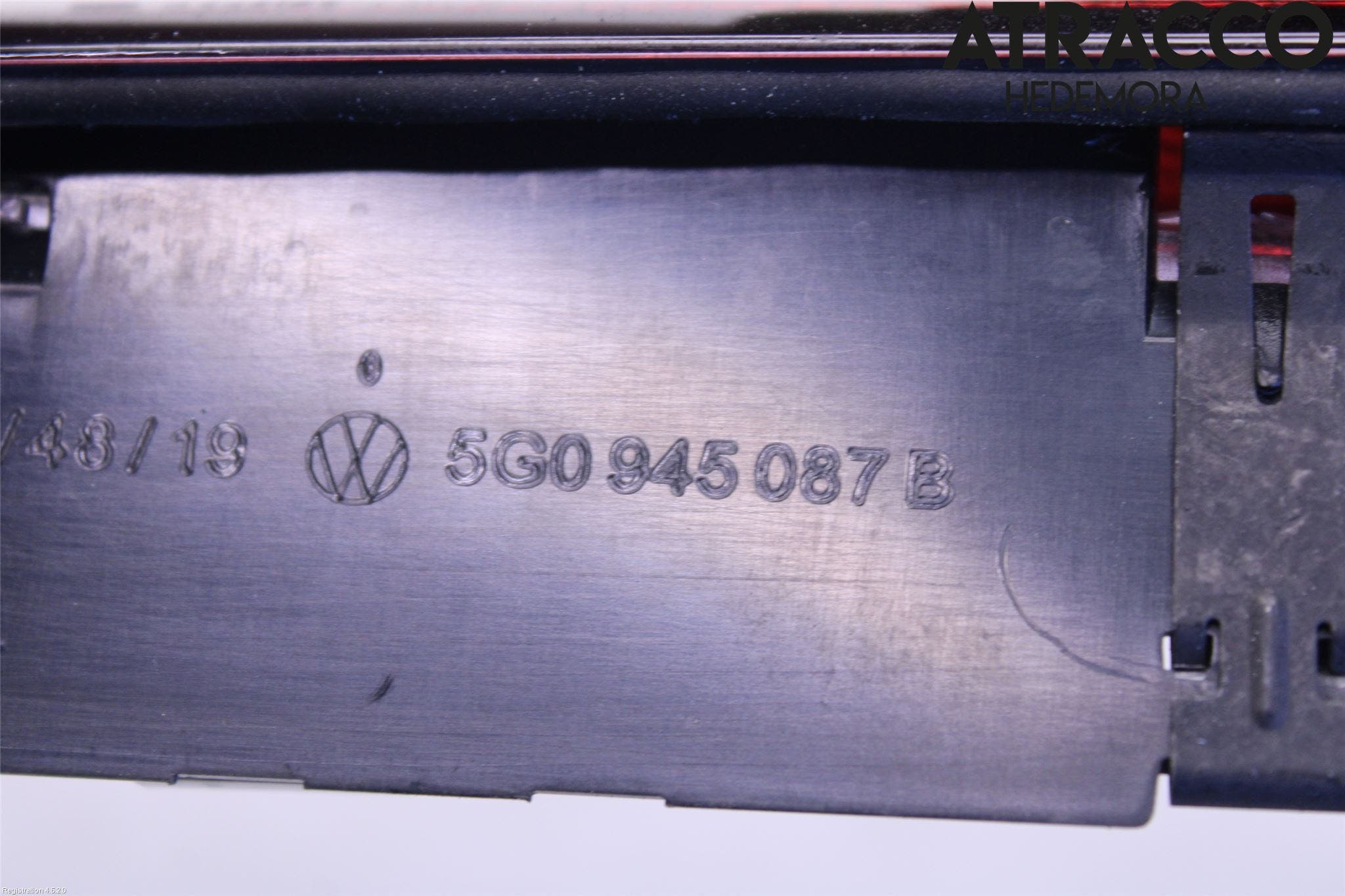 Volkswagen VW TIGUAN 16-24 Bromsljus Bakruta