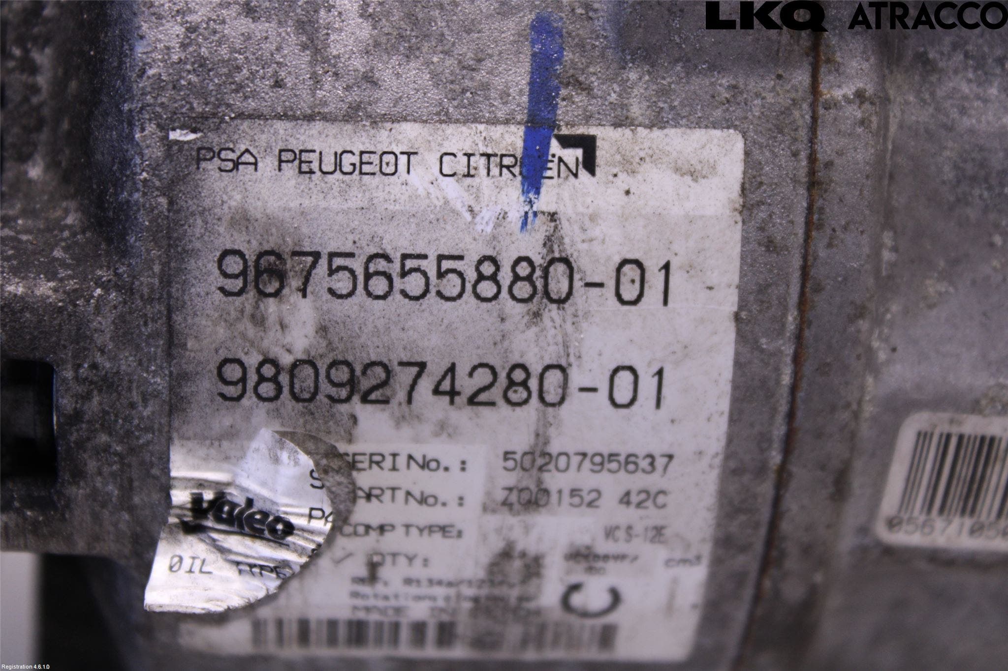 Peugeot 308 14-21 Ac Kompressor