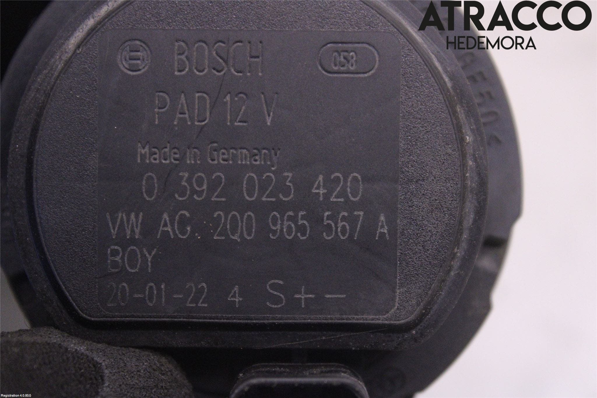 Volkswagen VW CADDY 16-20 Värme Cirkulationspump