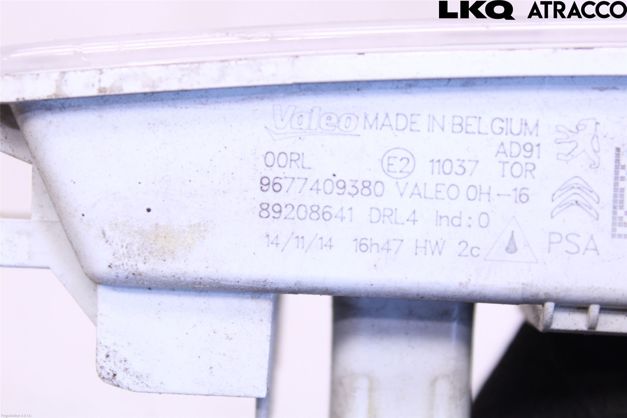 Citroen C3 PICASSO Positionsljus Fram Vä