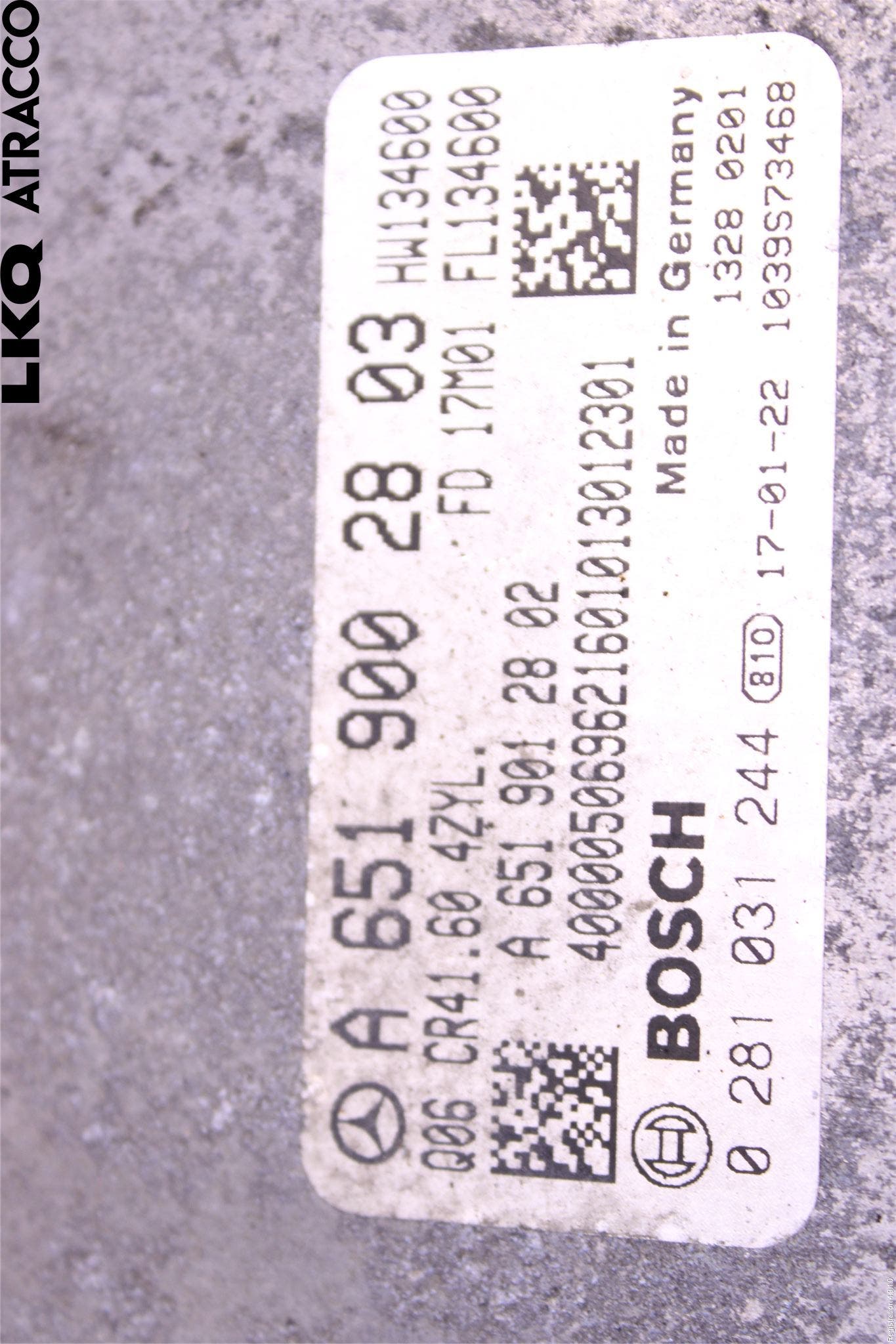 Mercedes-Benz MB VITO/V-KLASS (W640,W447,W448) 14- Styrenhet Inspump Diesel