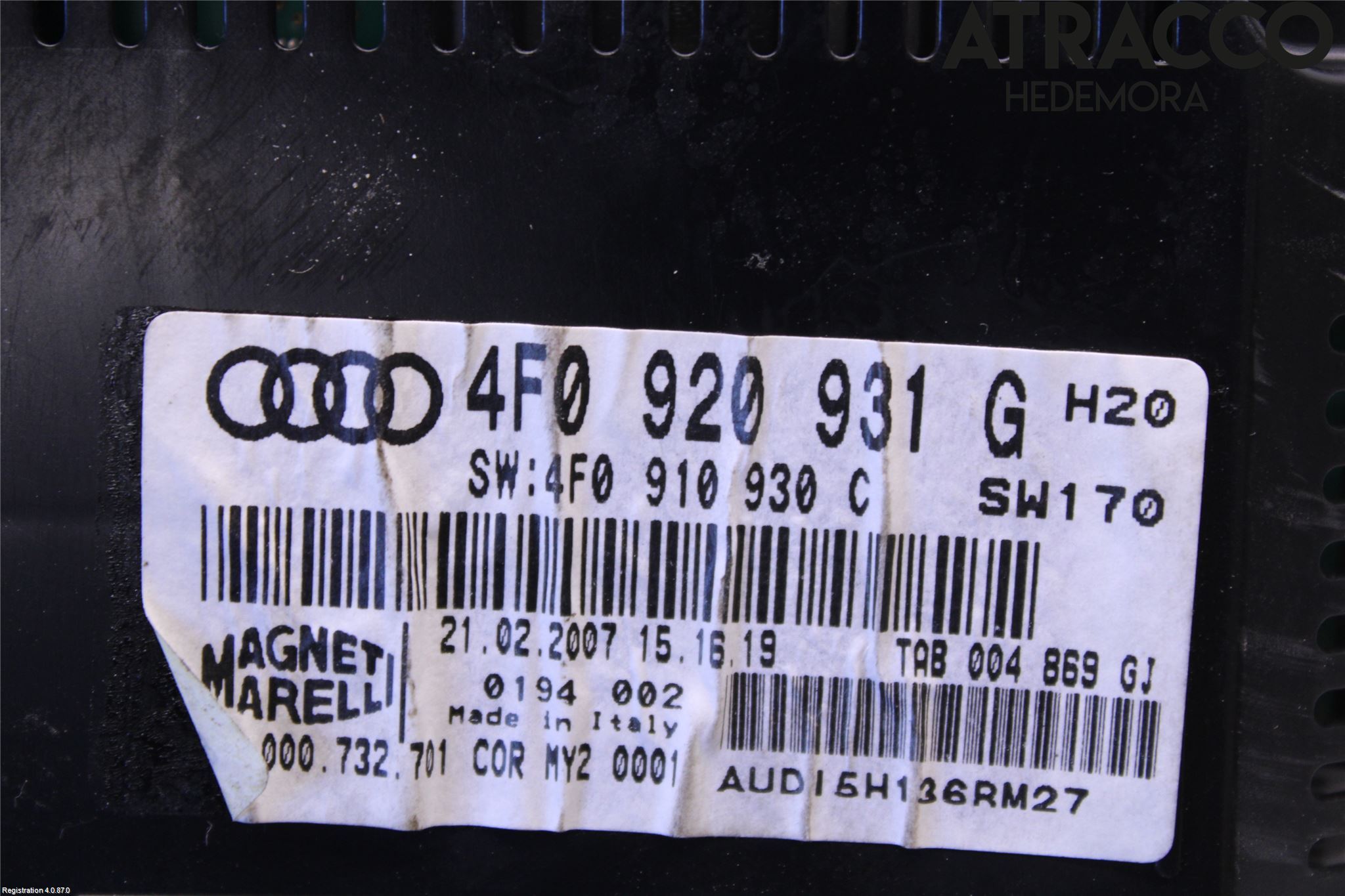 Audi A6/S6     05-11 Instrument Komb