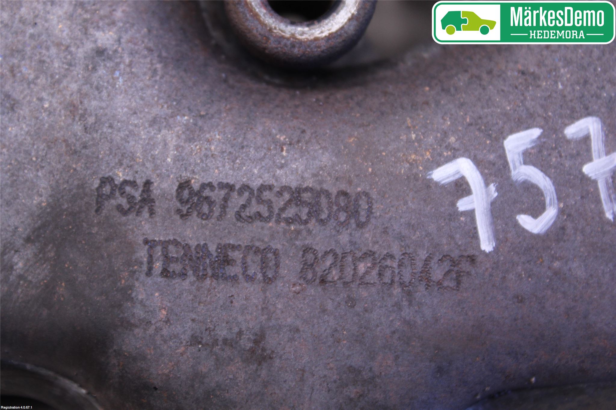 Citroen JUMPY 07-16 Grenrör Avgas